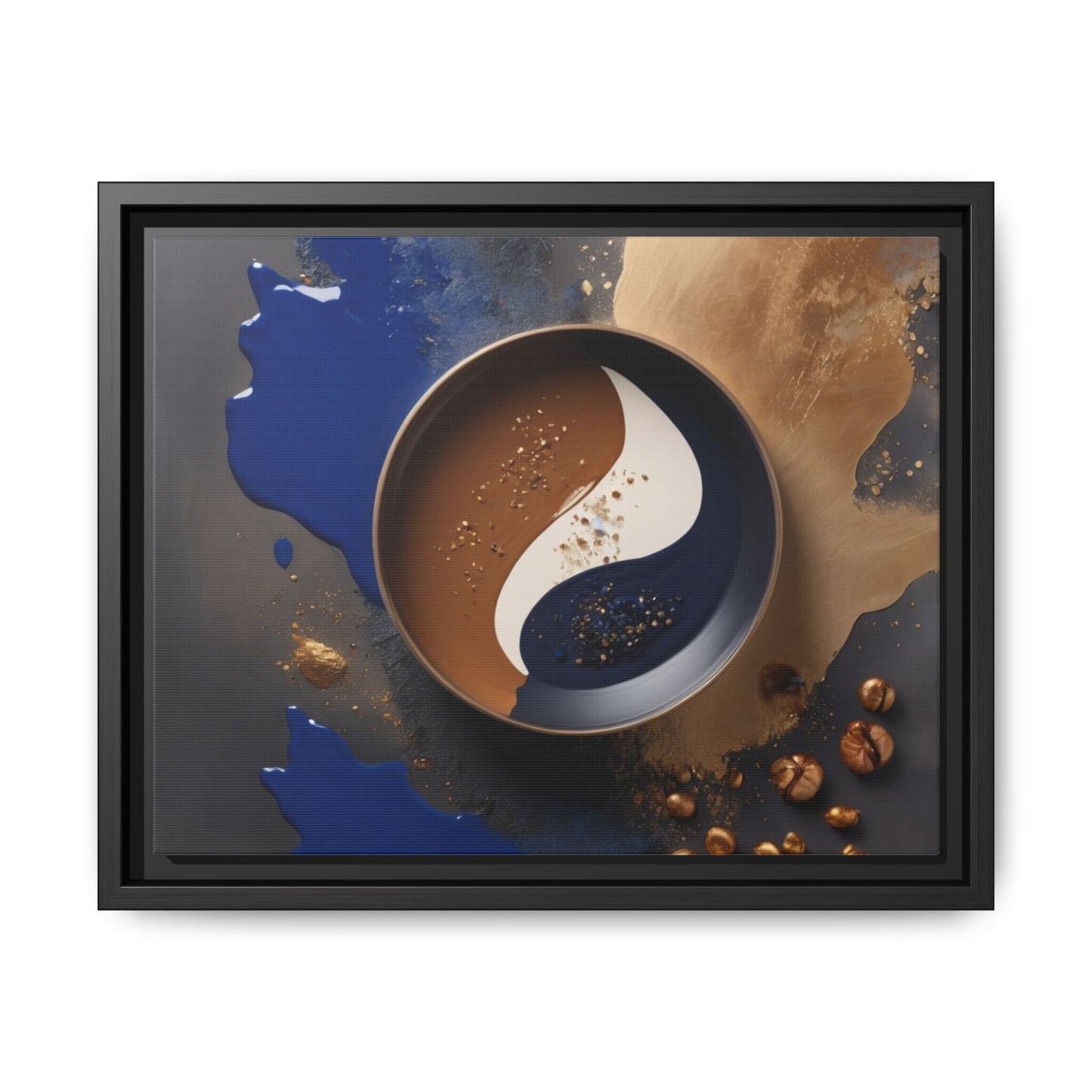 Fusion of Flavor and Form Art Canvas - Framed Wall Decor