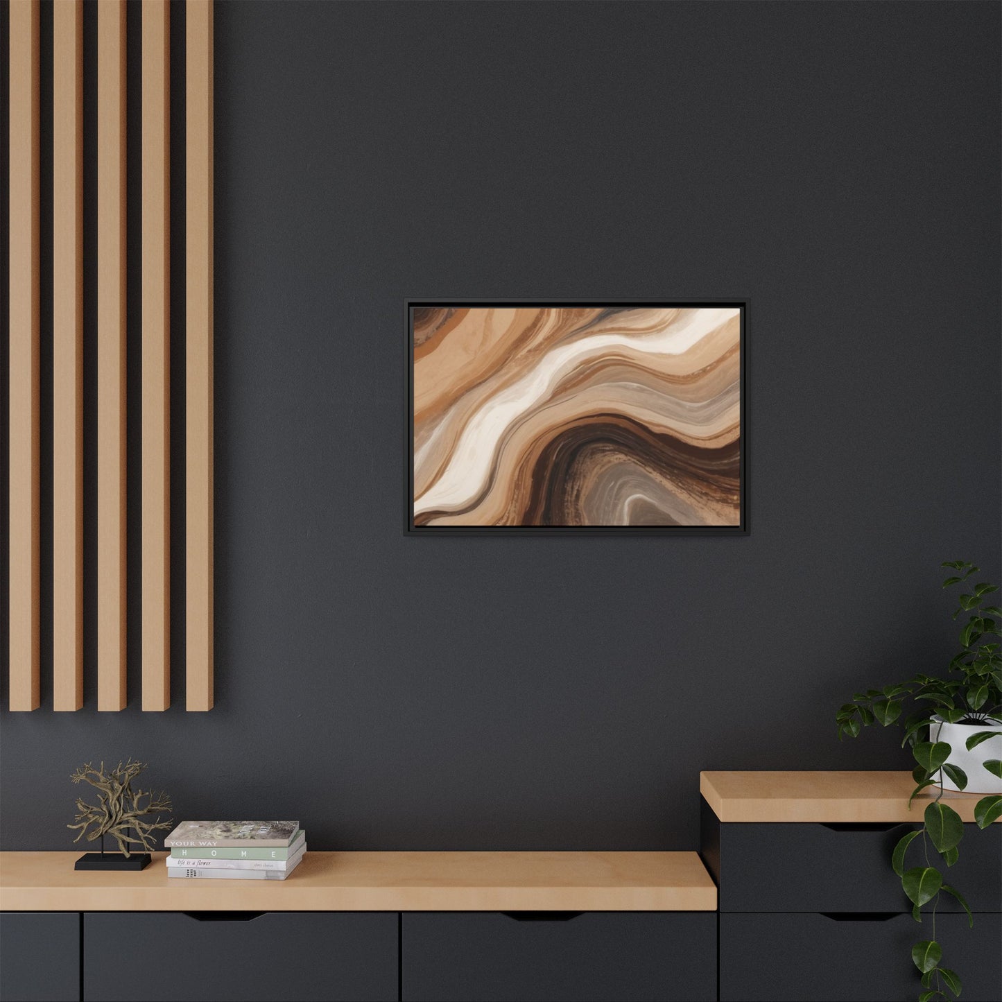 Matte Canvas, Framed (Multi-color)