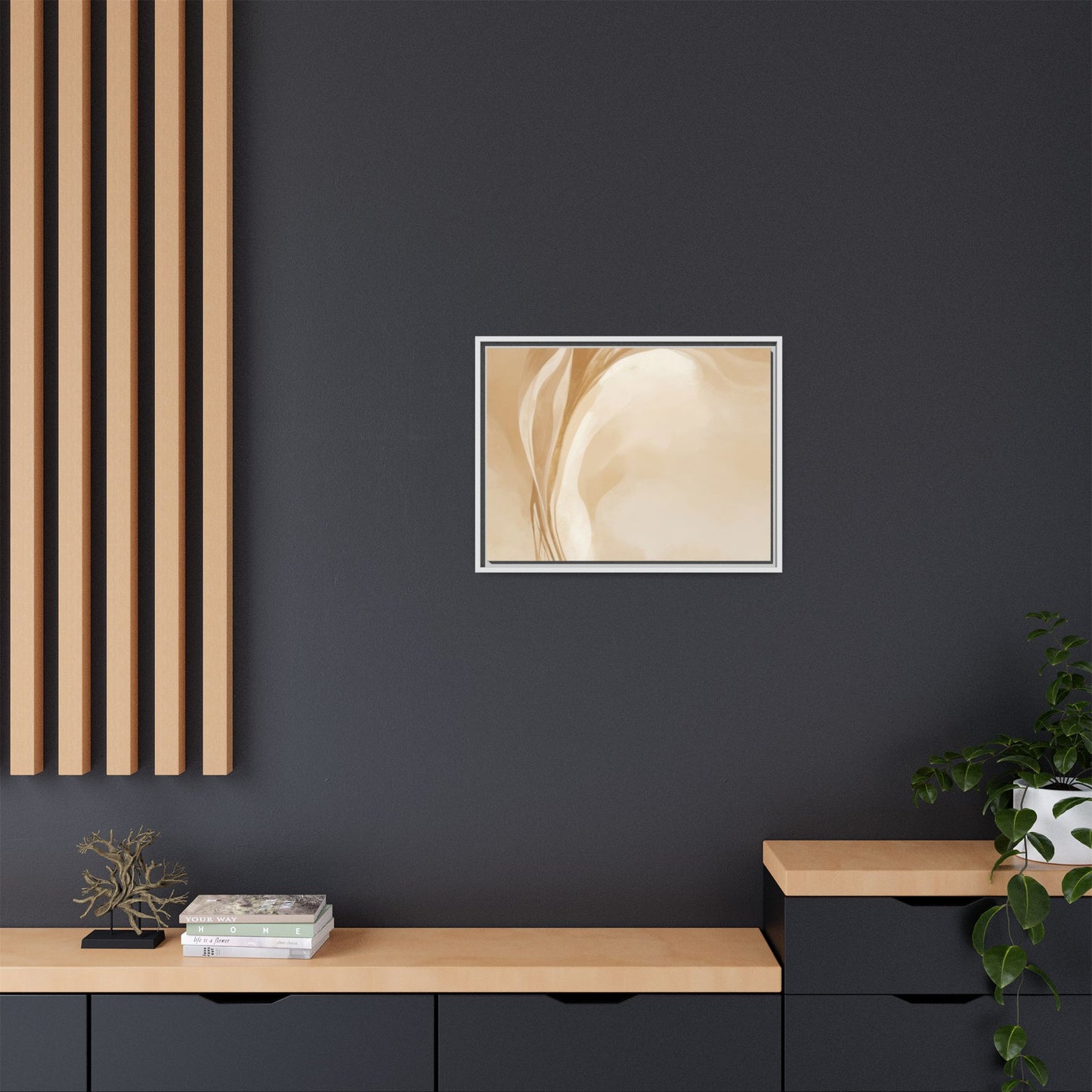 Matte Canvas, Framed (Multi-color)