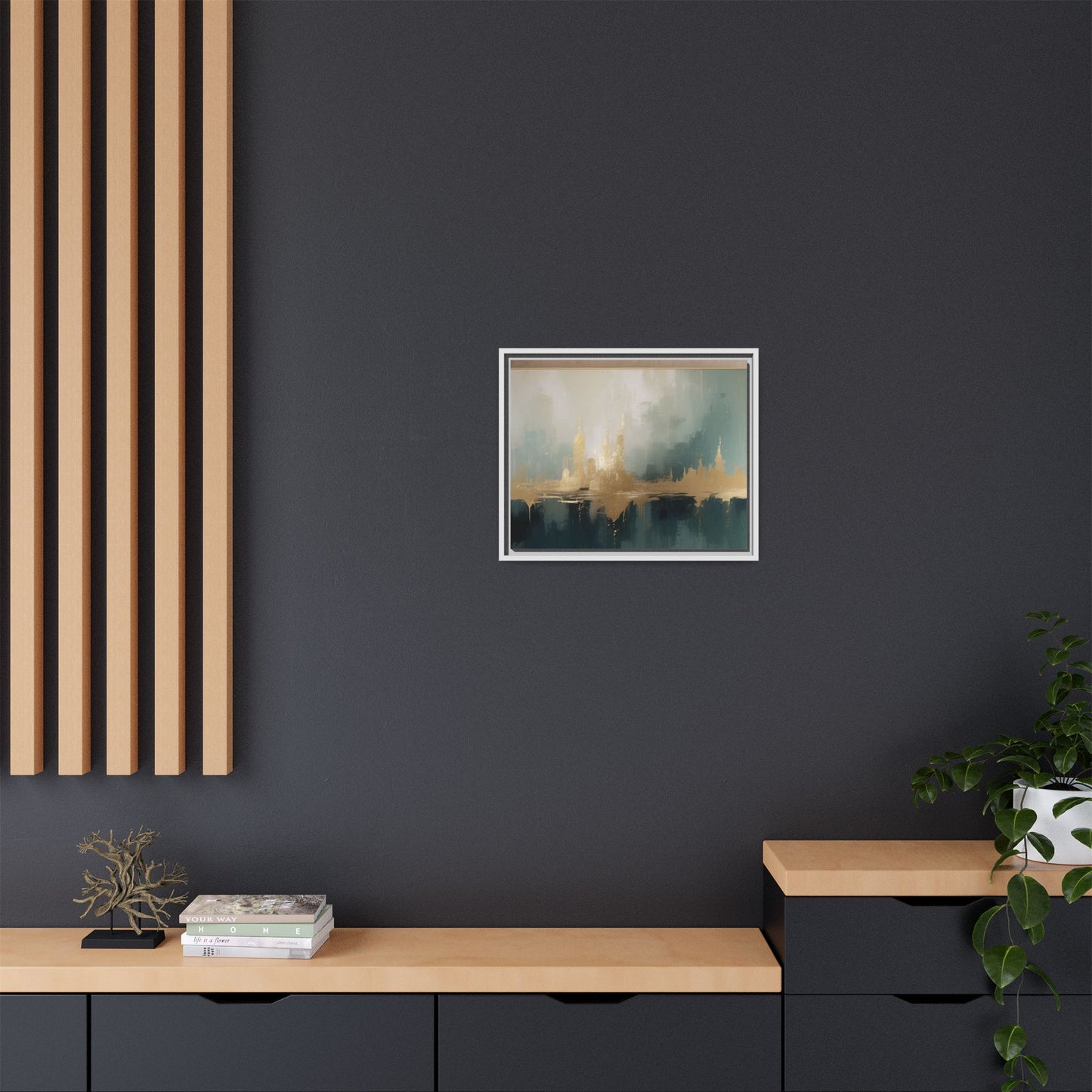 Matte Canvas, Framed (Multi-color)