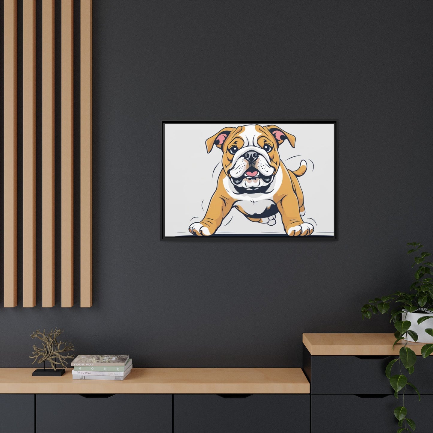 Matte Canvas, Framed (Multi-color)