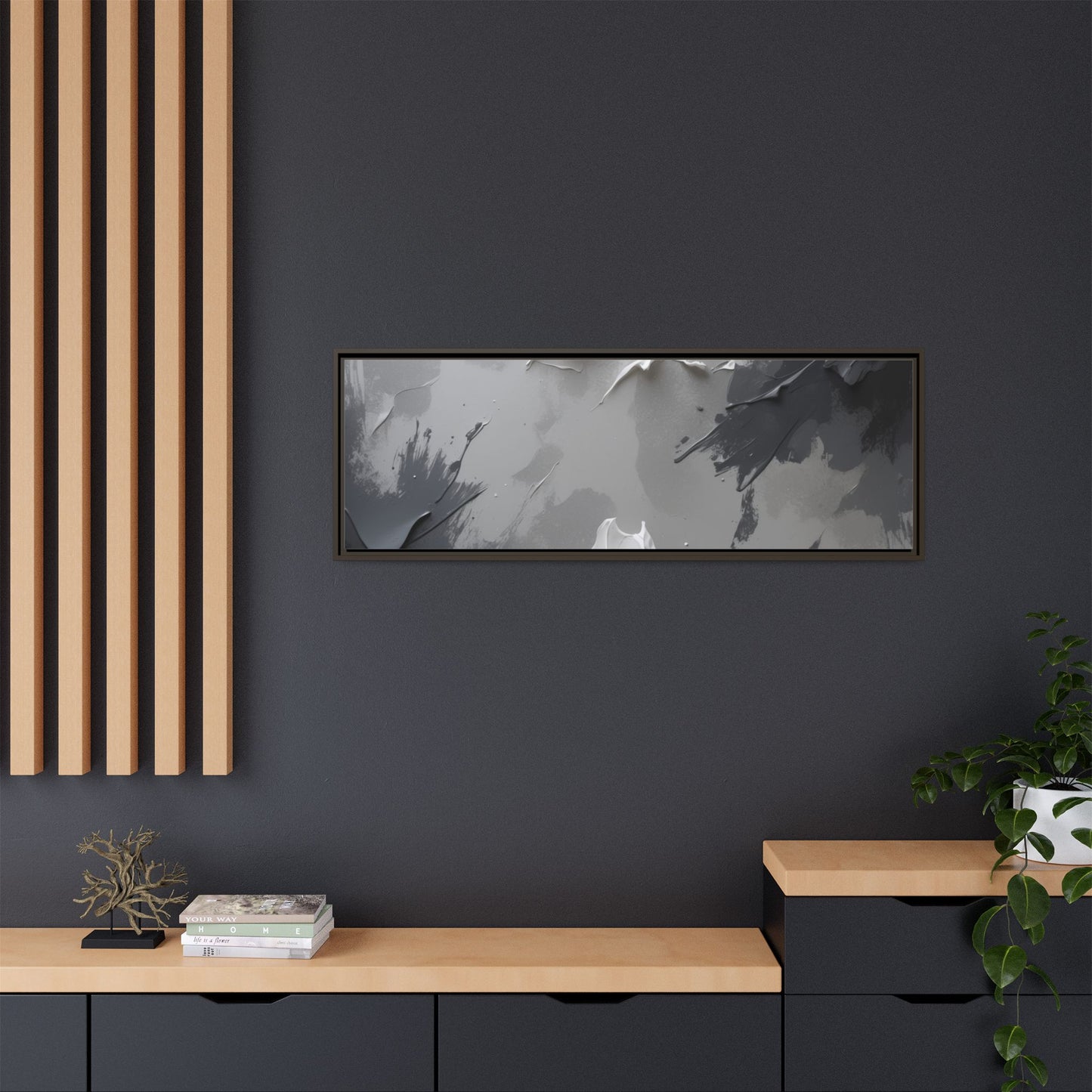 Matte Canvas, Framed (Multi-color)