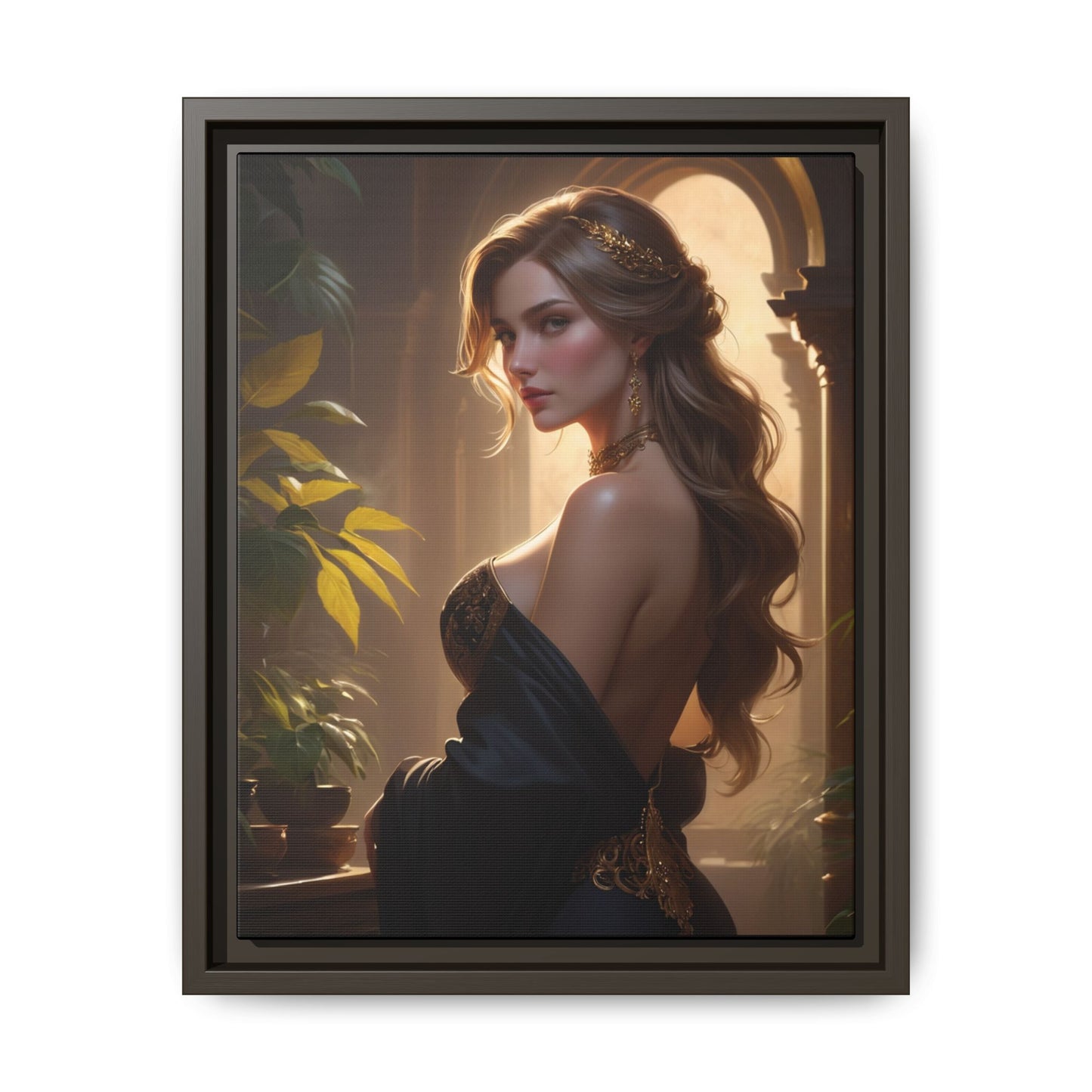 Matte Canvas, Framed (Multi-color)