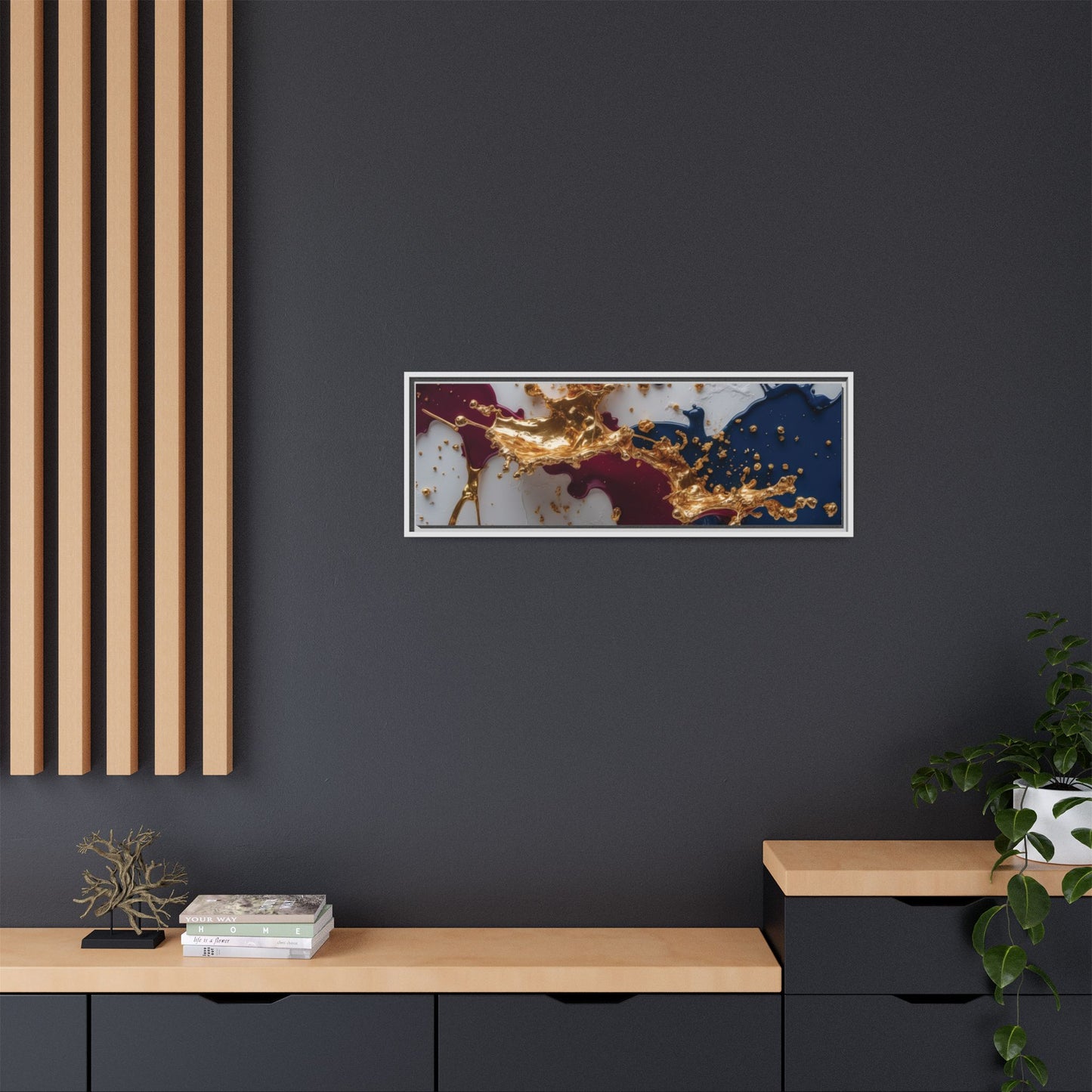 Matte Canvas, Framed (Multi-color)