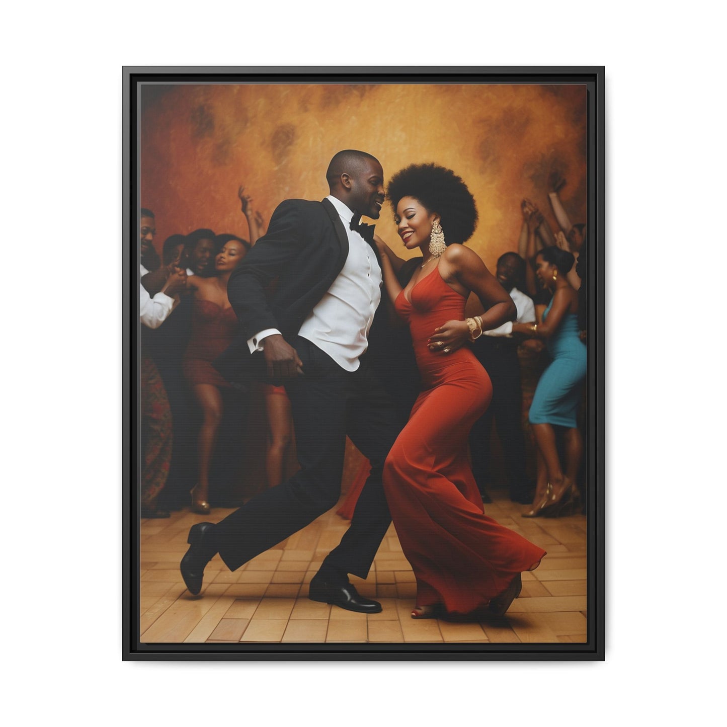 Matte Canvas, Framed (Multi-color)