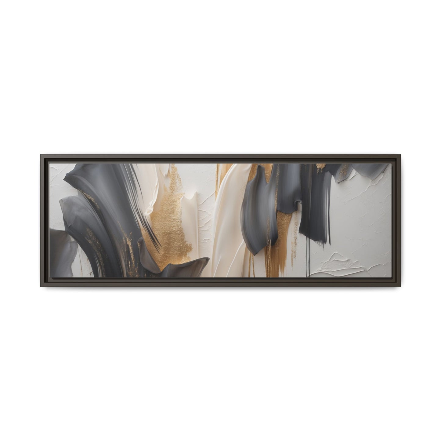 Abstract Multi-Color Framed Canvas Art - Modern Home Decor