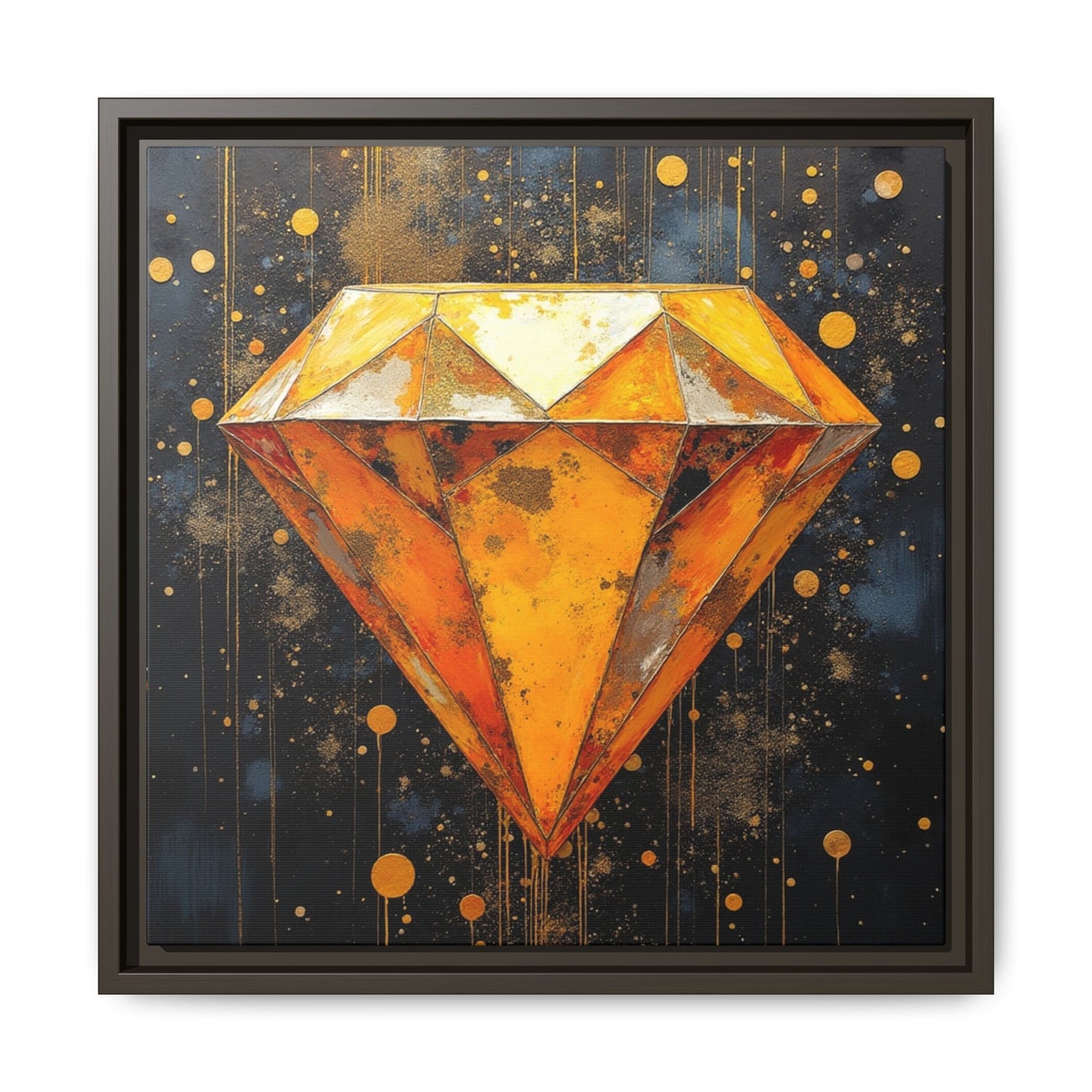 Matte Canvas, Framed (Multi-color)