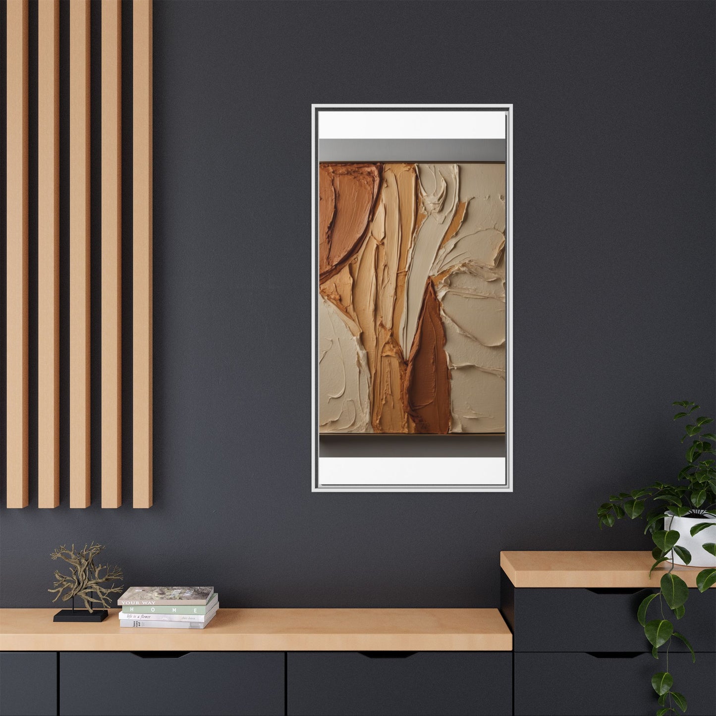 Matte Canvas, Framed (Multi-color)