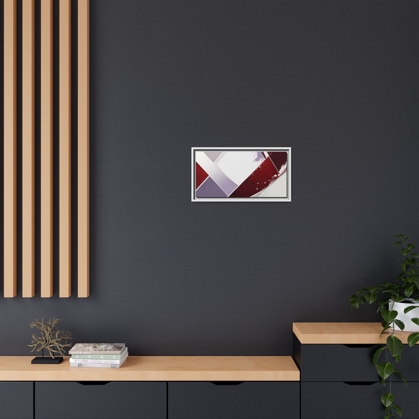 Matte Canvas, Framed (Multi-color)