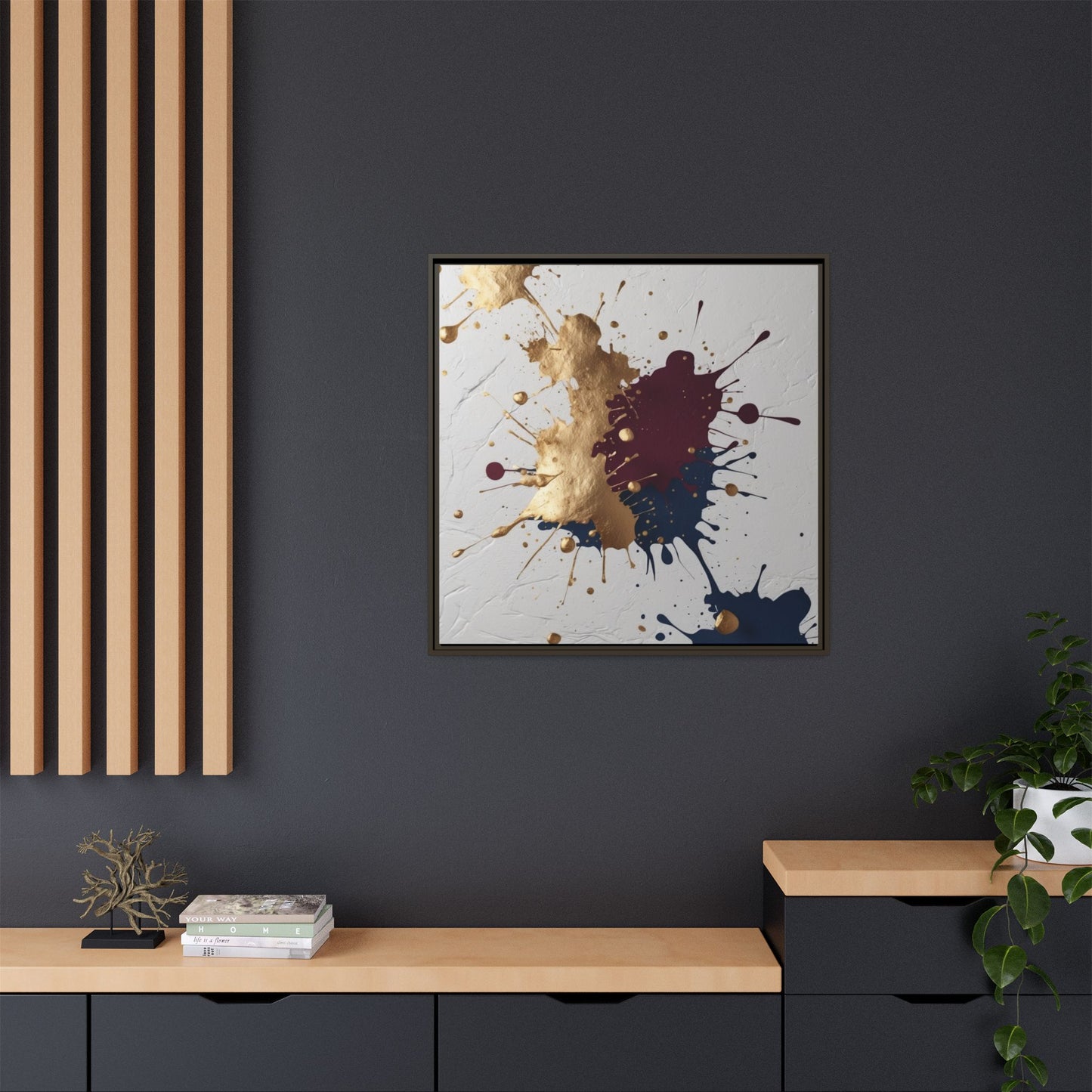 Matte Canvas, Framed (Multi-color)