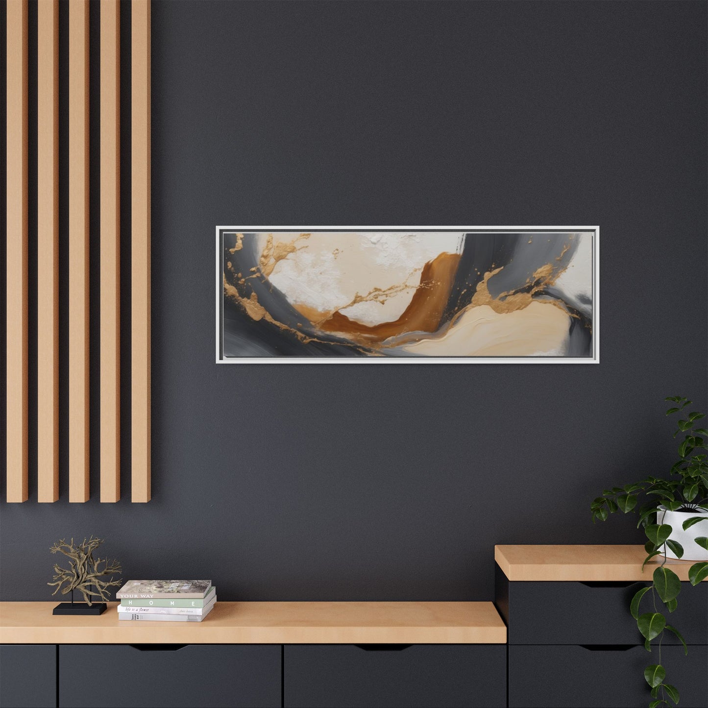 Matte Canvas, Framed (Multi-color)
