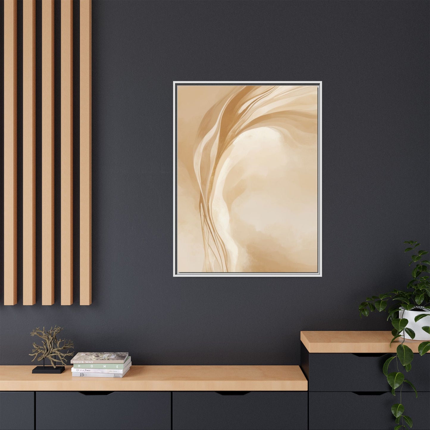 Matte Canvas, Framed (Multi-color)