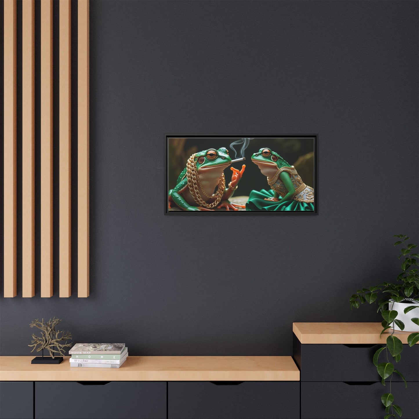 Matte Canvas, Framed (Multi-color)