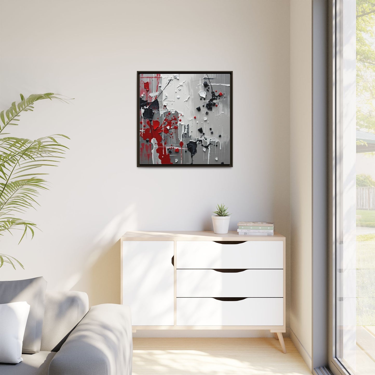 Matte Canvas, Framed (Multi-color)