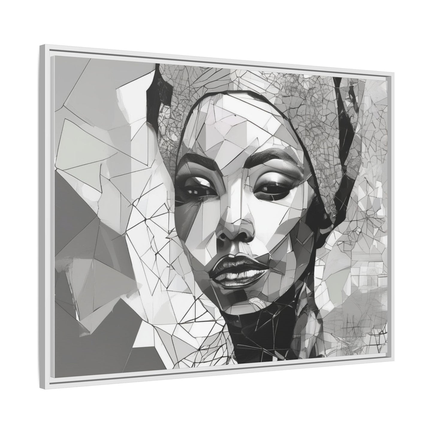 Fractured Grace: Portrait in Prism
