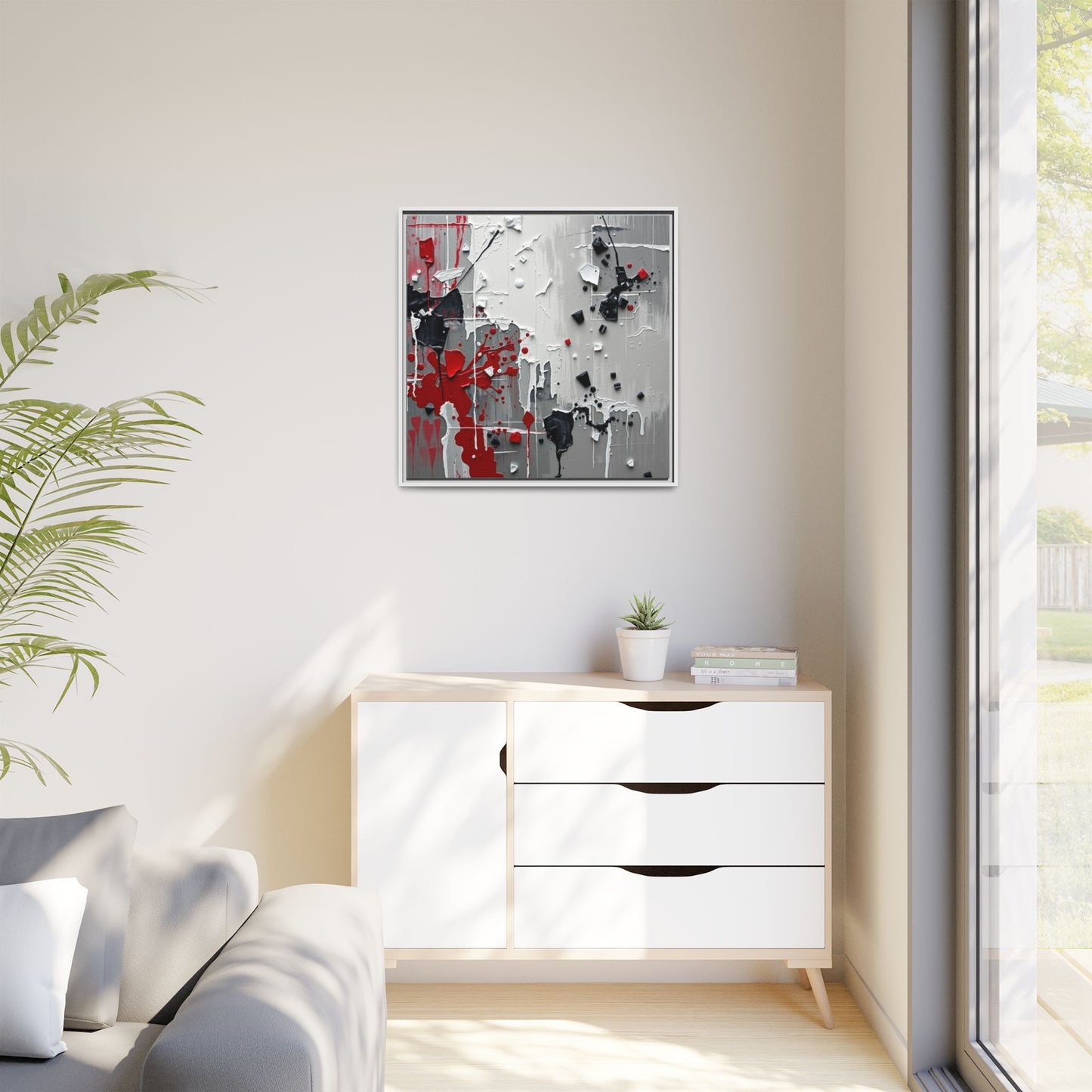 Matte Canvas, Framed (Multi-color)