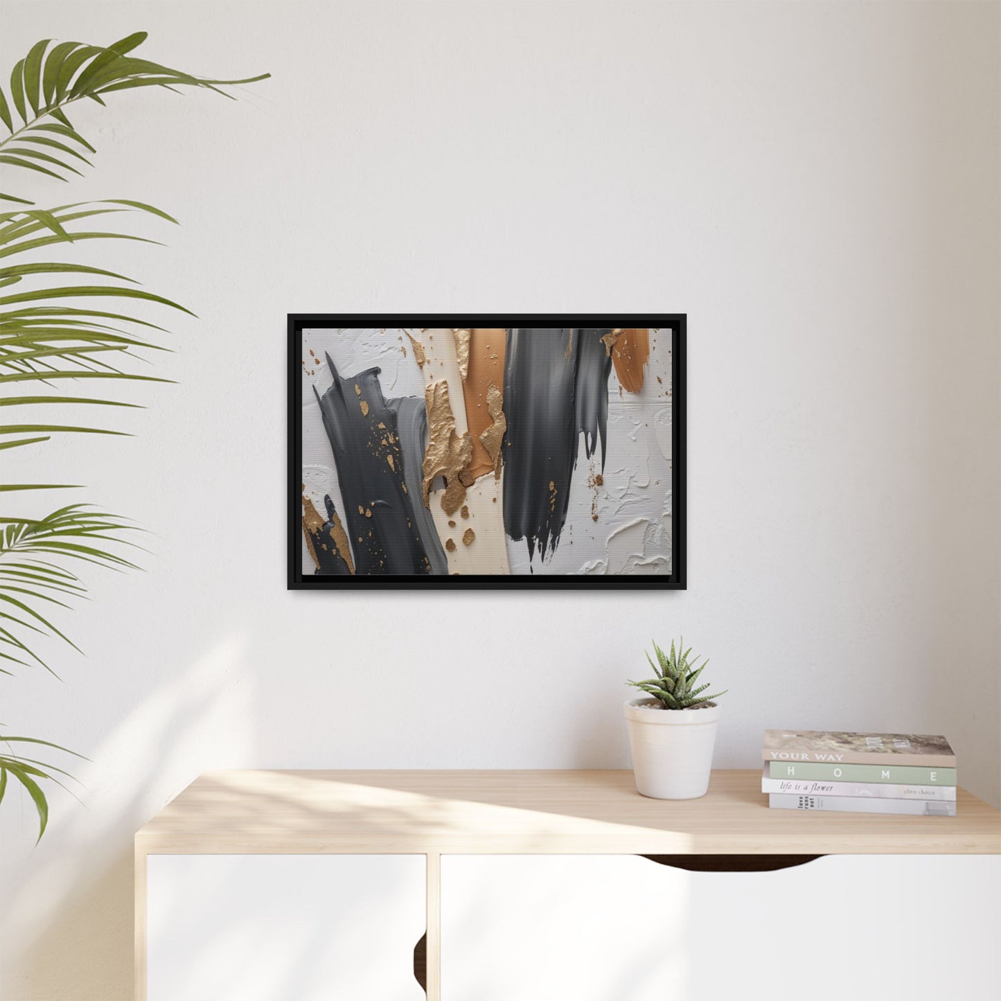 Matte Canvas, Framed (Multi-color)