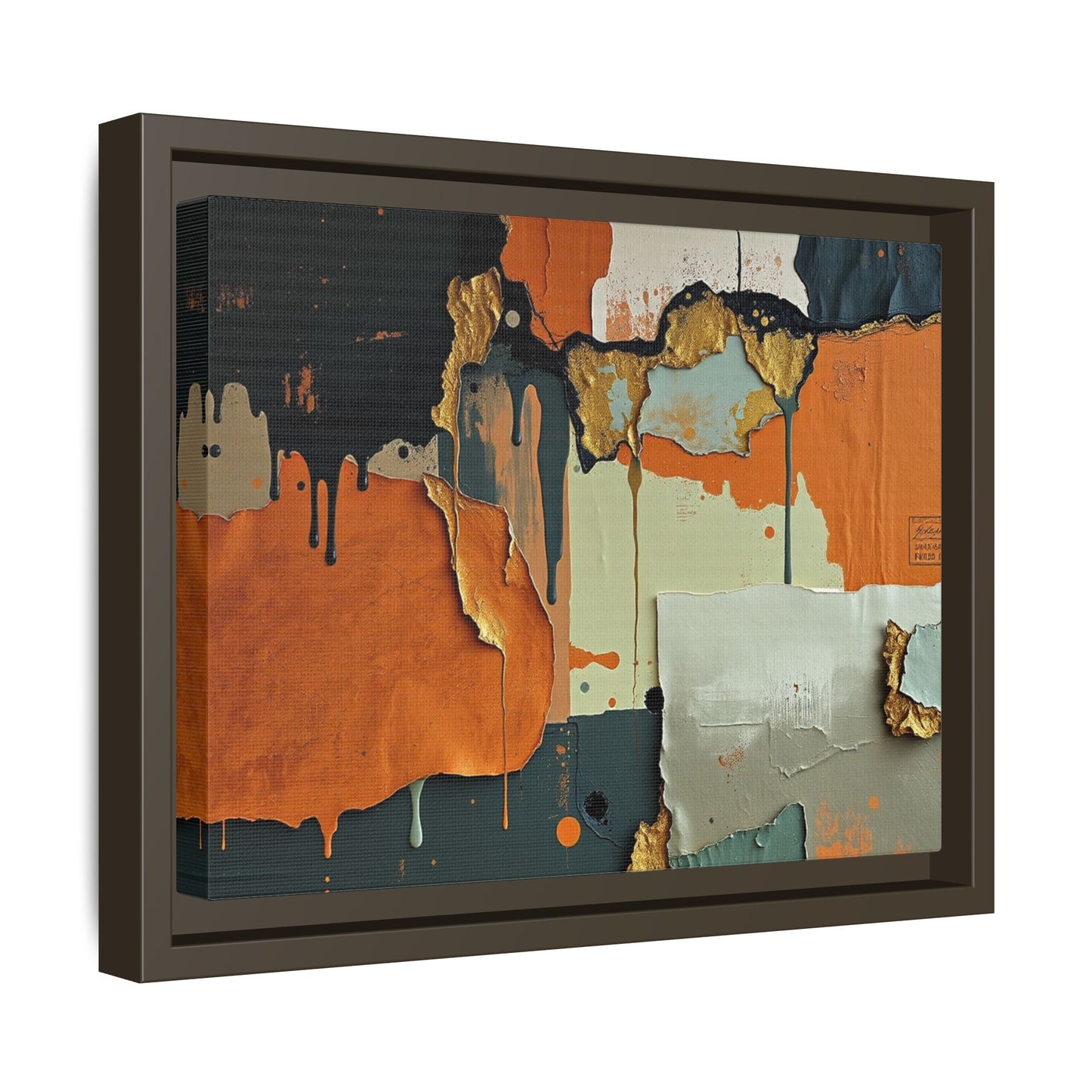 Matte Canvas, Framed (Multi-color)