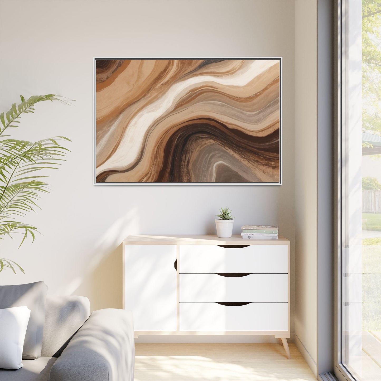 Matte Canvas, Framed (Multi-color)