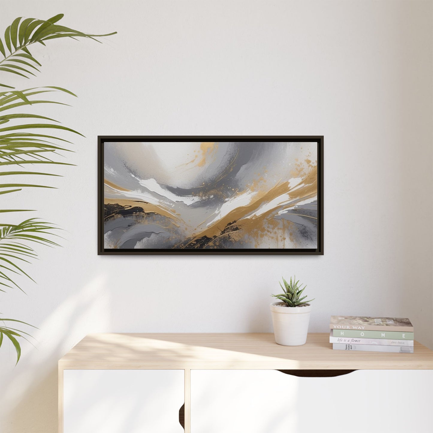 Matte Canvas, Framed (Multi-color)