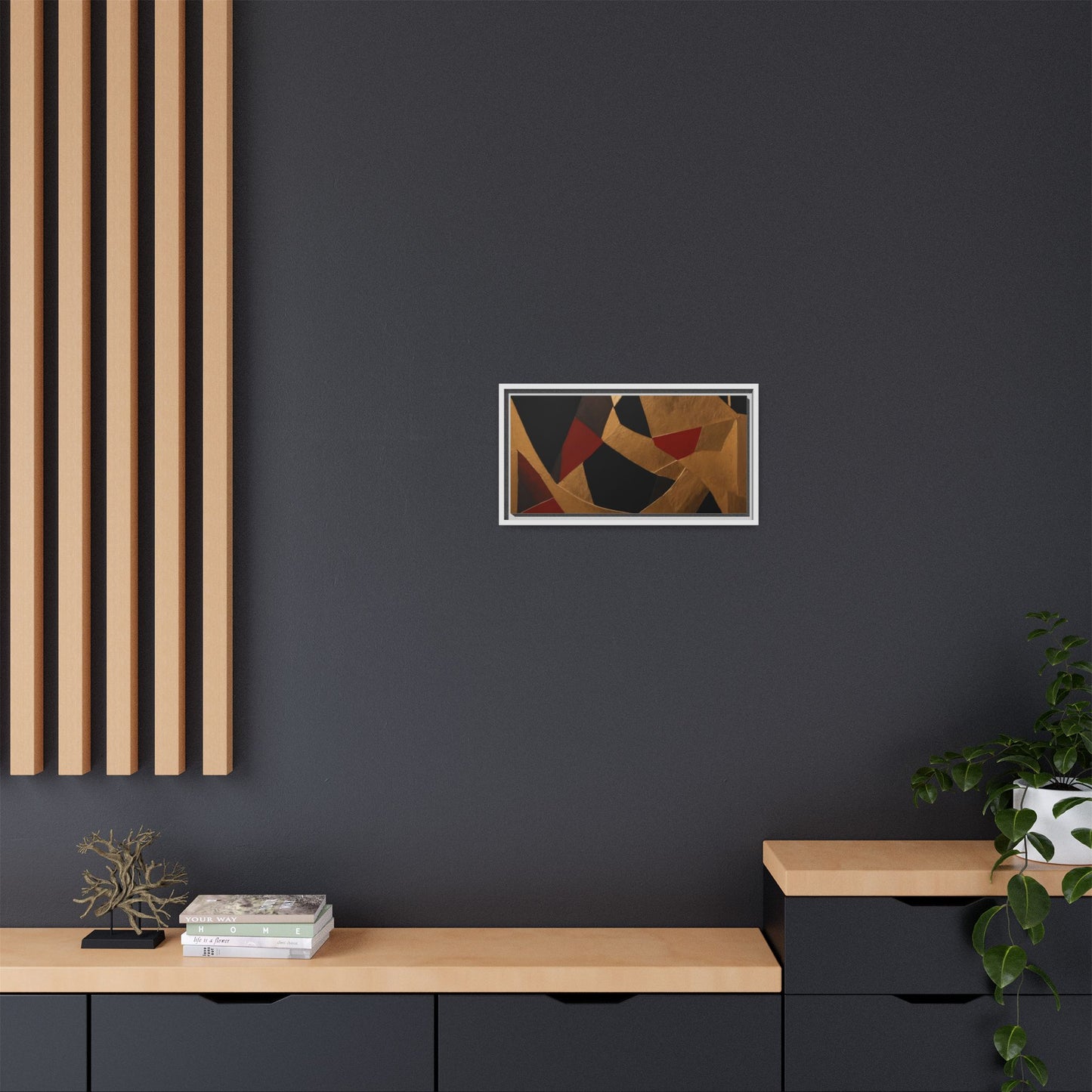 Matte Canvas, Framed (Multi-color)