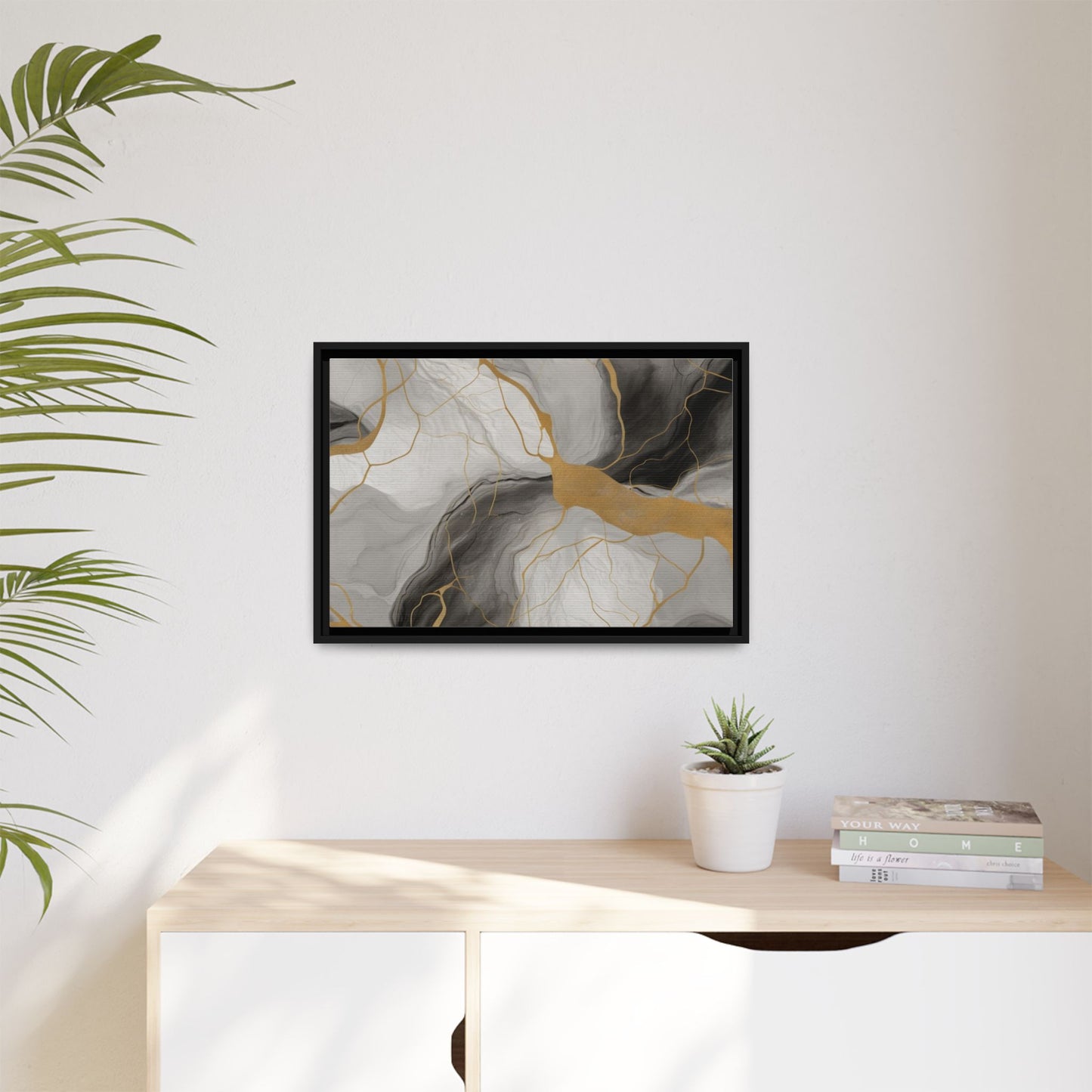 Matte Canvas, Framed (Multi-color)