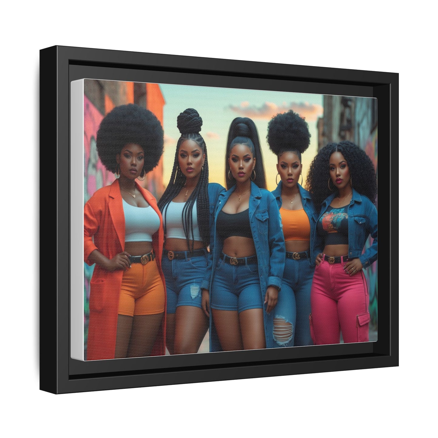Matte Canvas, Framed (Multi-color)
