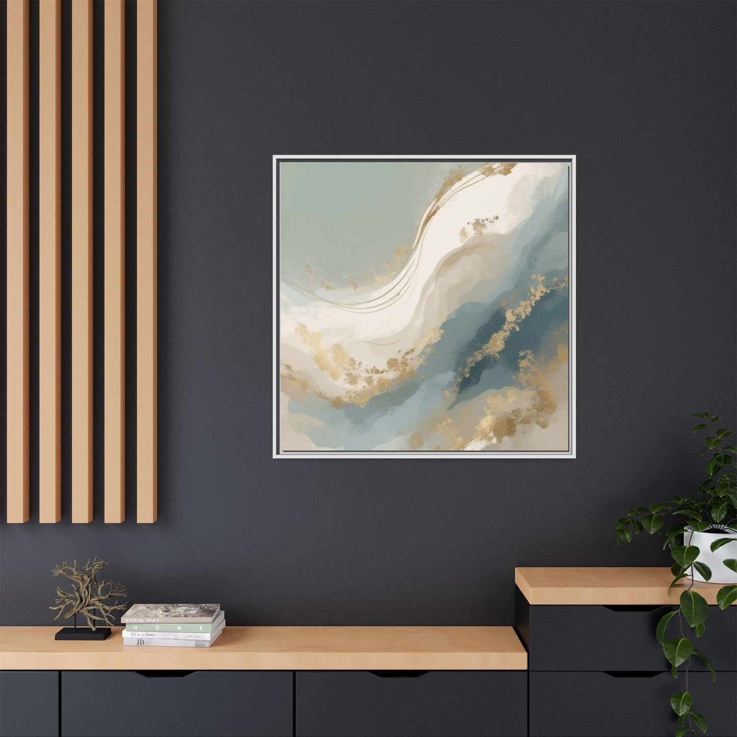 Matte Canvas, Framed (Multi-color)