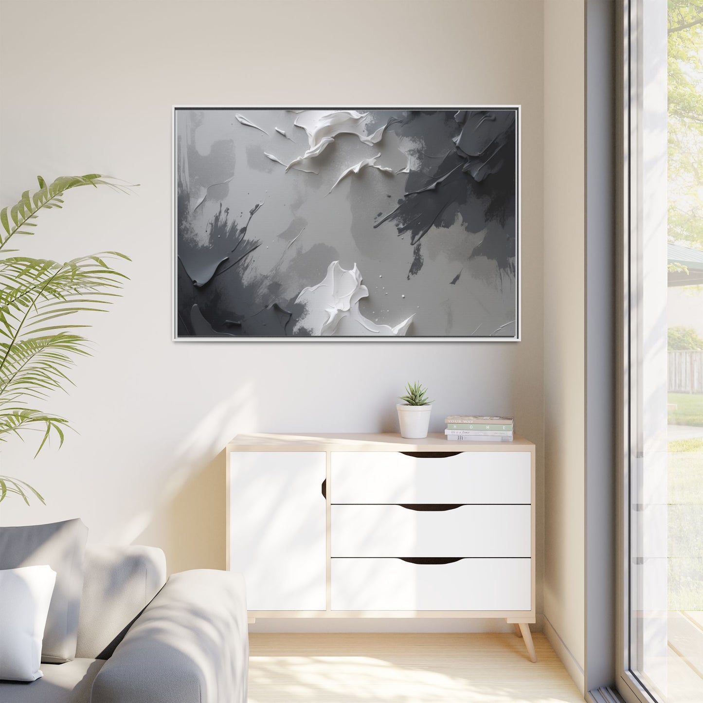Matte Canvas, Framed (Multi-color)