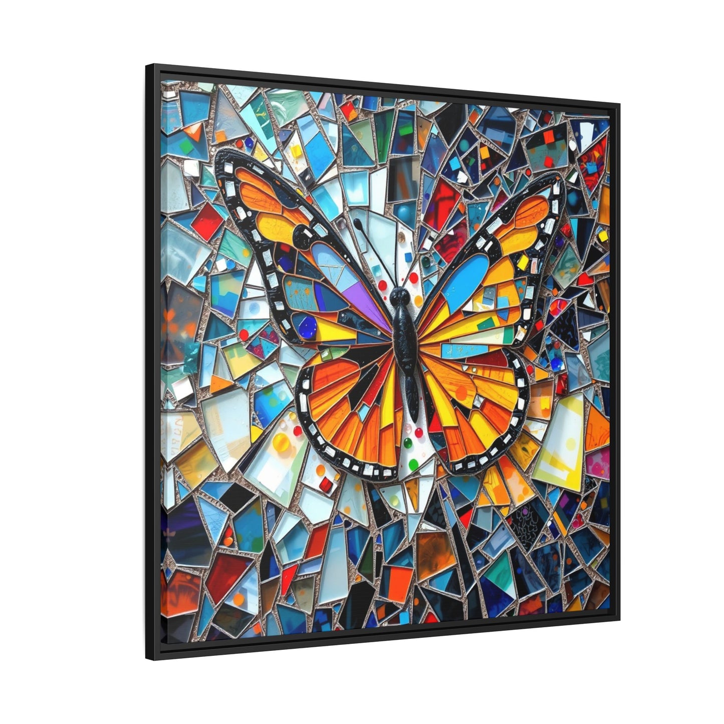 Wings of Renewal: Mosaic Butterfly Dream