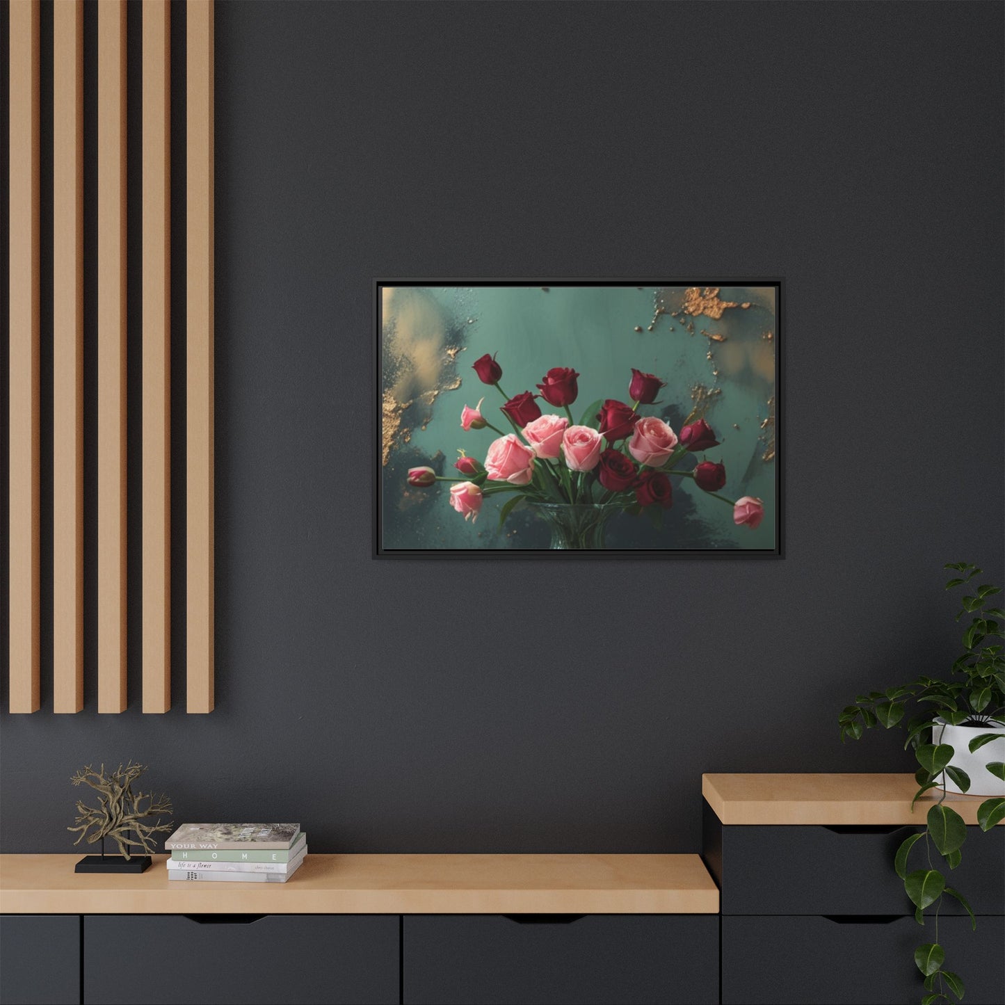 Matte Canvas, Framed (Multi-color)