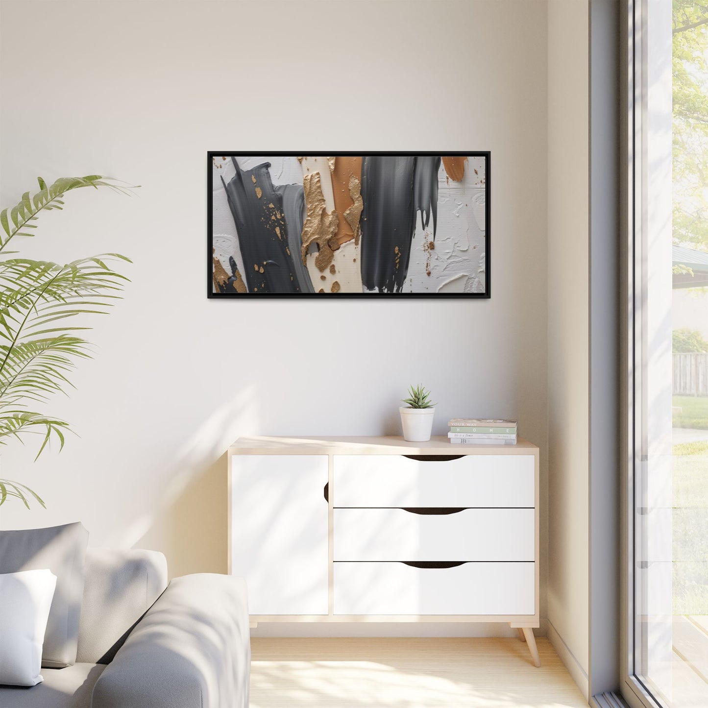Matte Canvas, Framed (Multi-color)