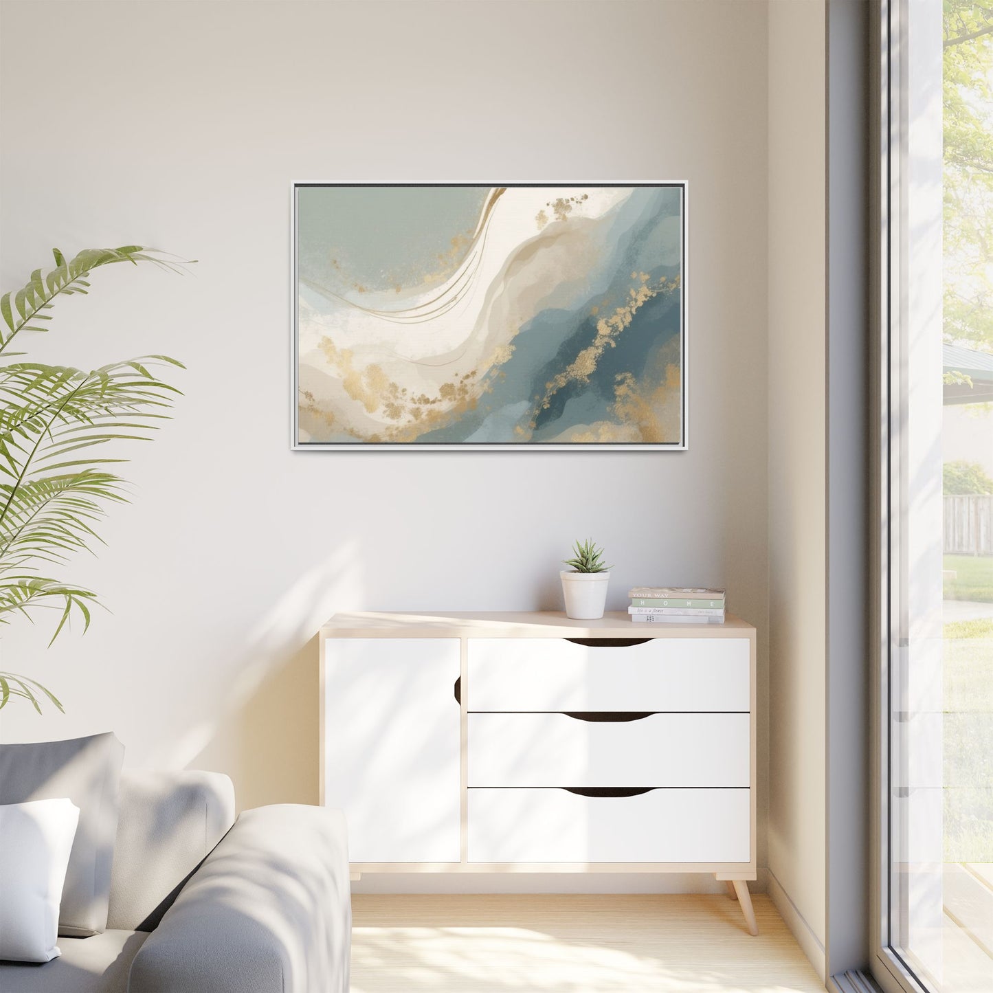 Matte Canvas, Framed (Multi-color)