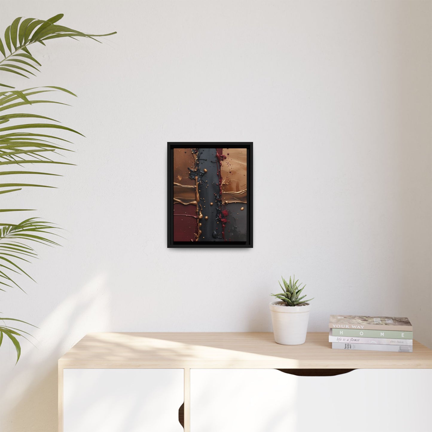 Matte Canvas, Framed (Multi-color)