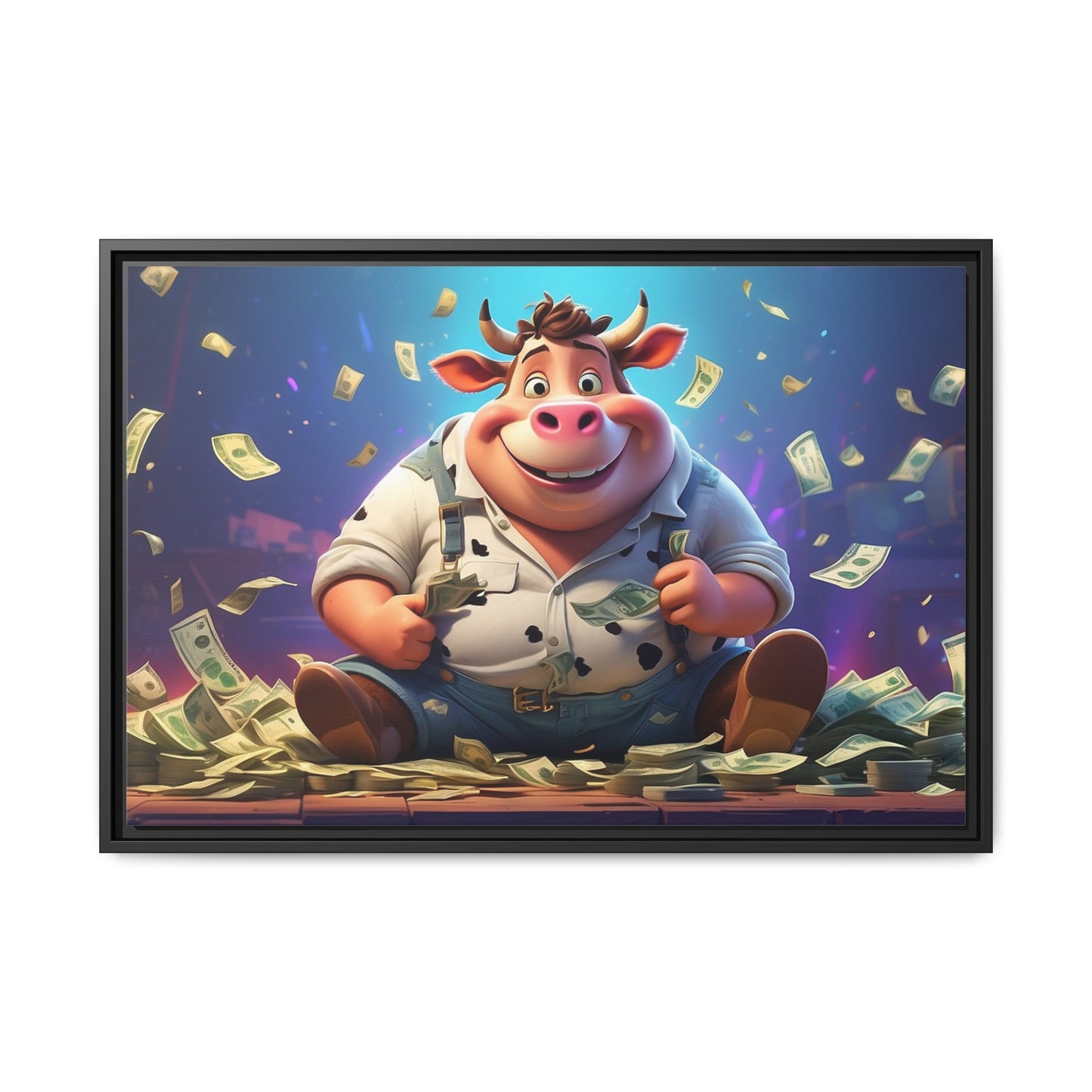 Matte Canvas, Framed (Multi-color)