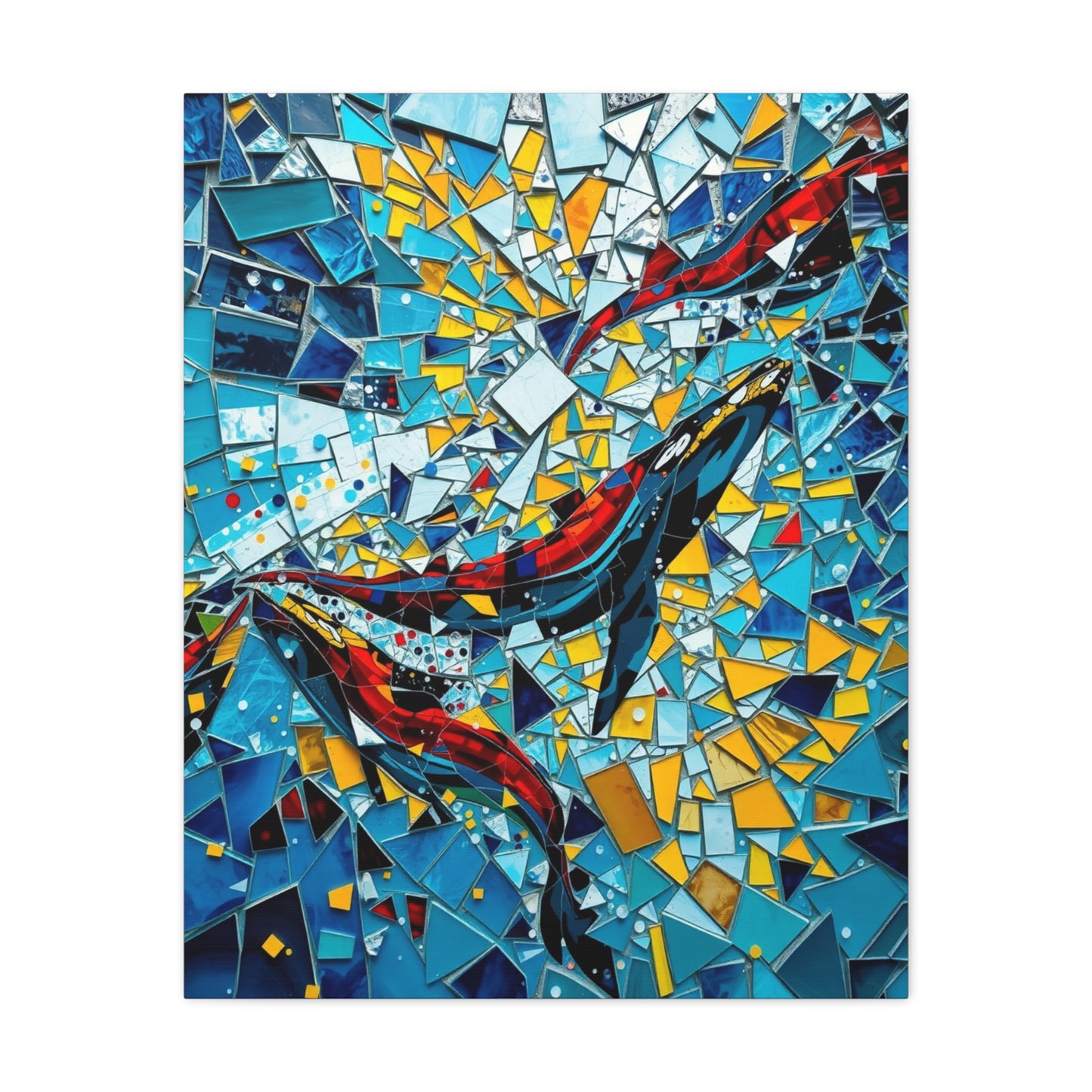 Tides of Glass: The Dance of Koi