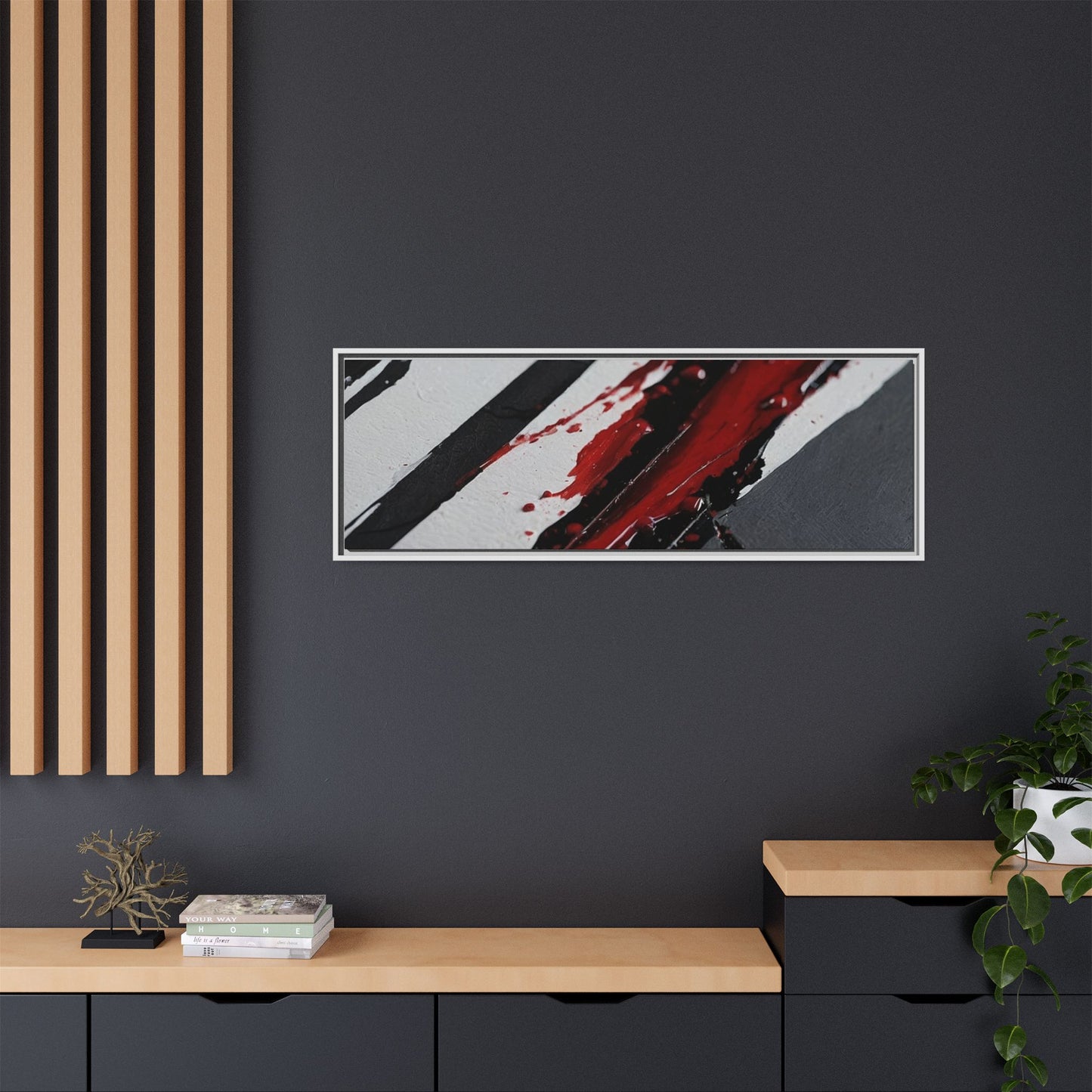 Matte Canvas, Framed (Multi-color)