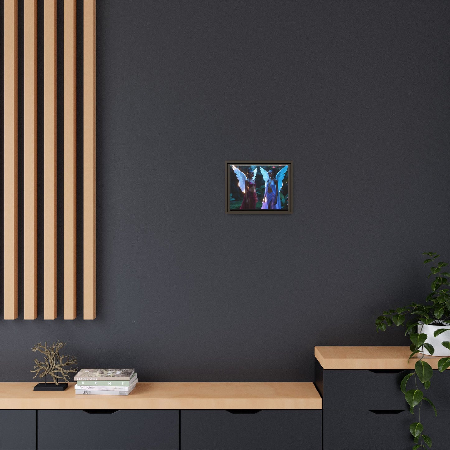 Matte Canvas, Framed (Multi-color)