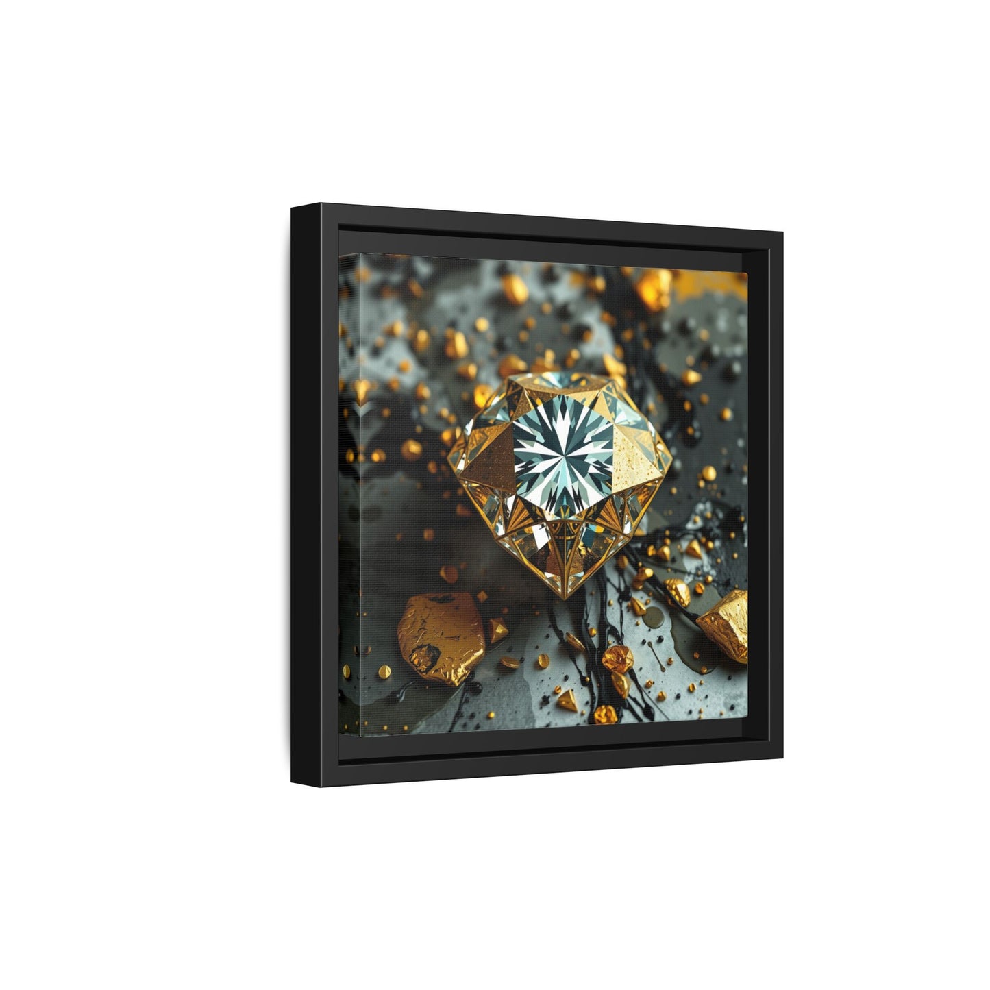 Matte Canvas, Framed (Multi-color)