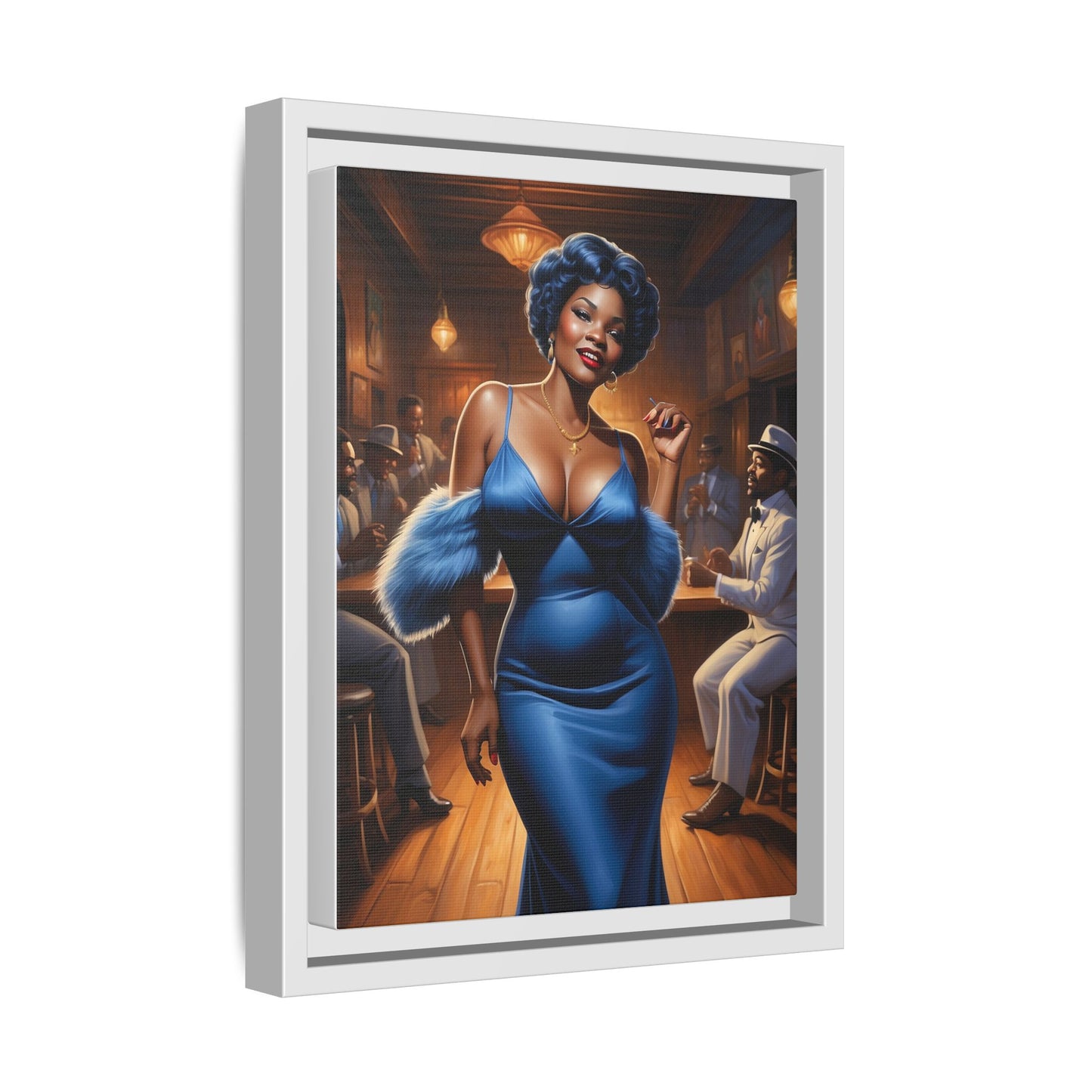 Matte Canvas, Framed (Multi-color)