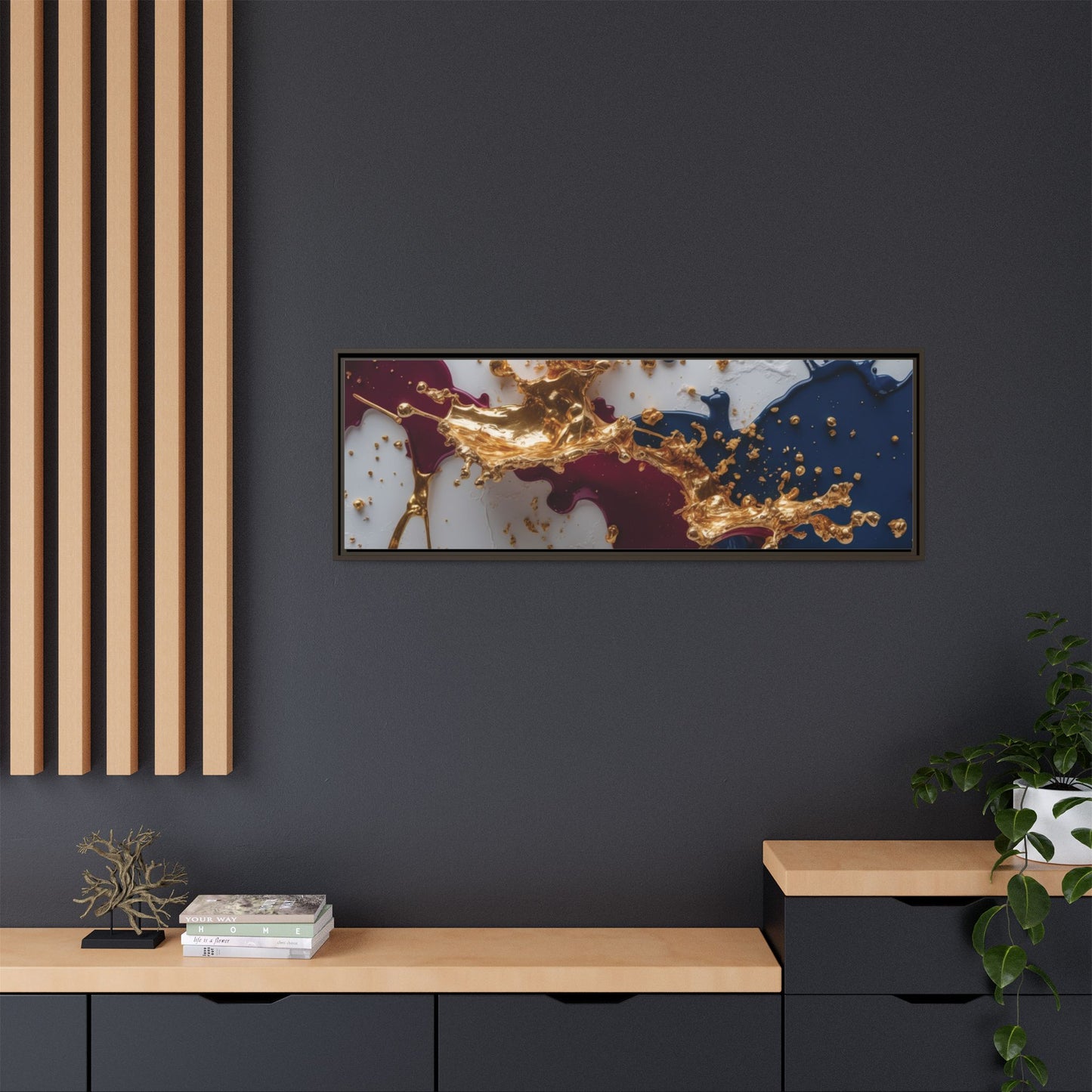 Matte Canvas, Framed (Multi-color)