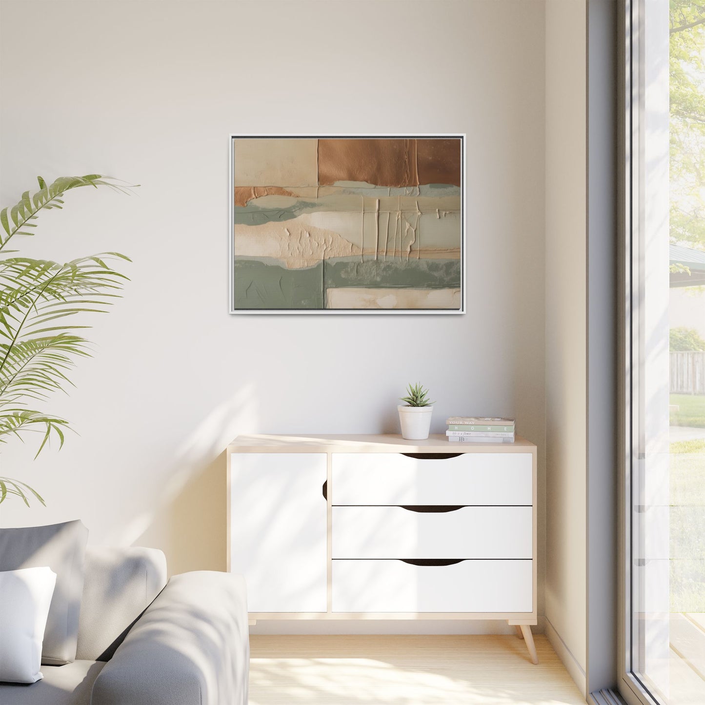 Matte Canvas, Framed (Multi-color)