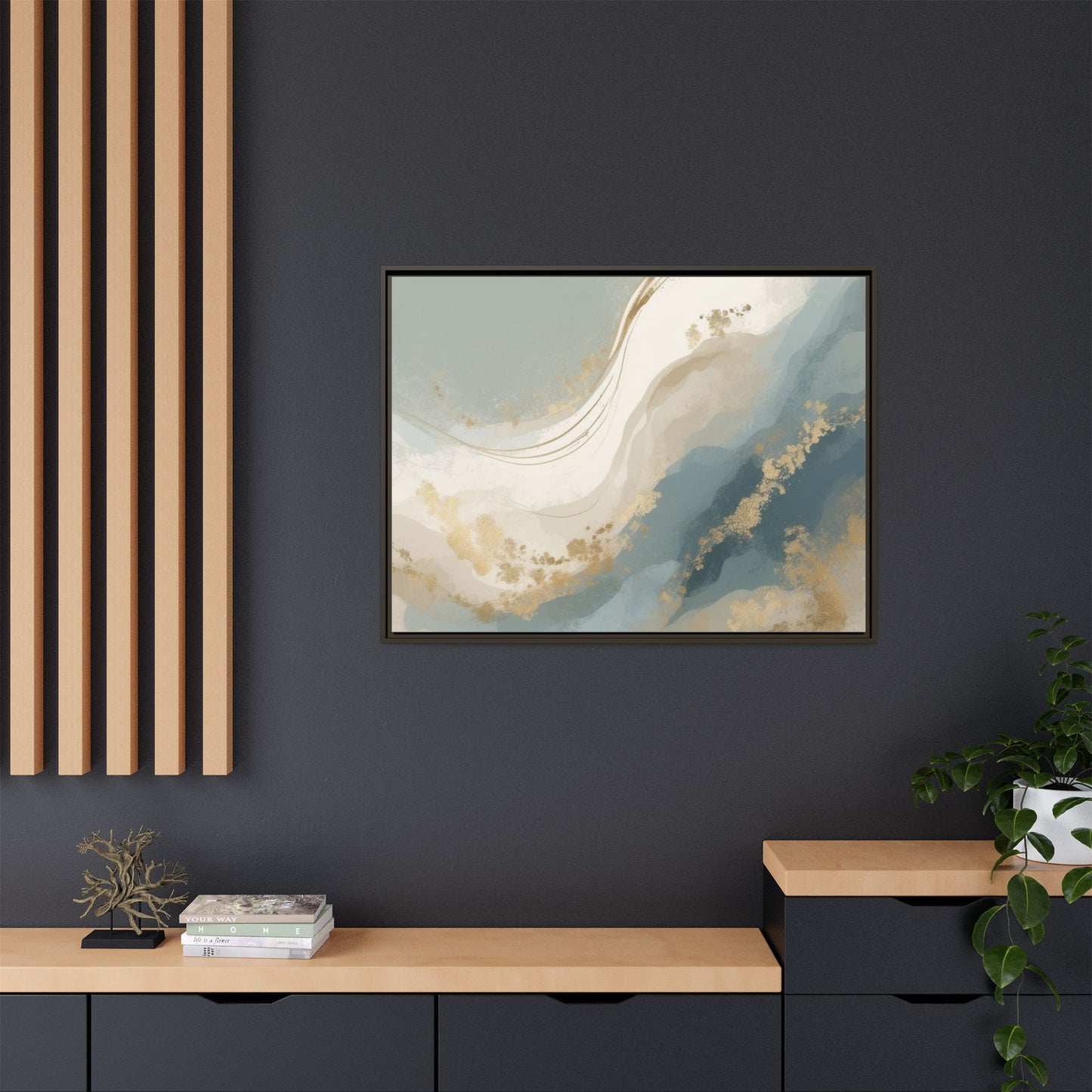 Matte Canvas, Framed (Multi-color)