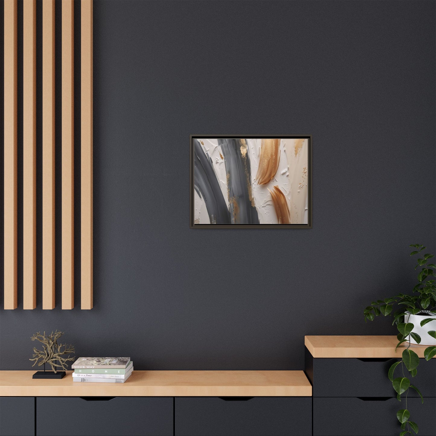 Matte Canvas, Framed (Multi-color)