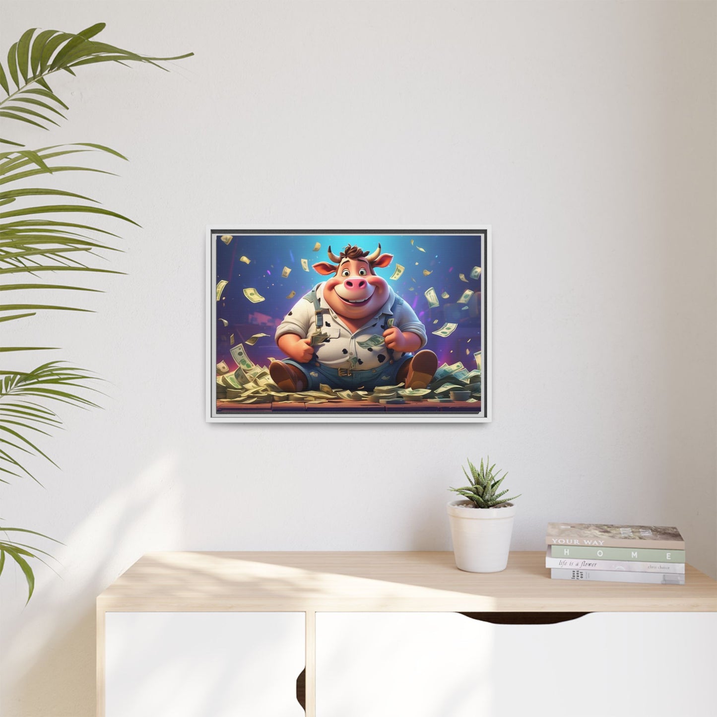 Matte Canvas, Framed (Multi-color)