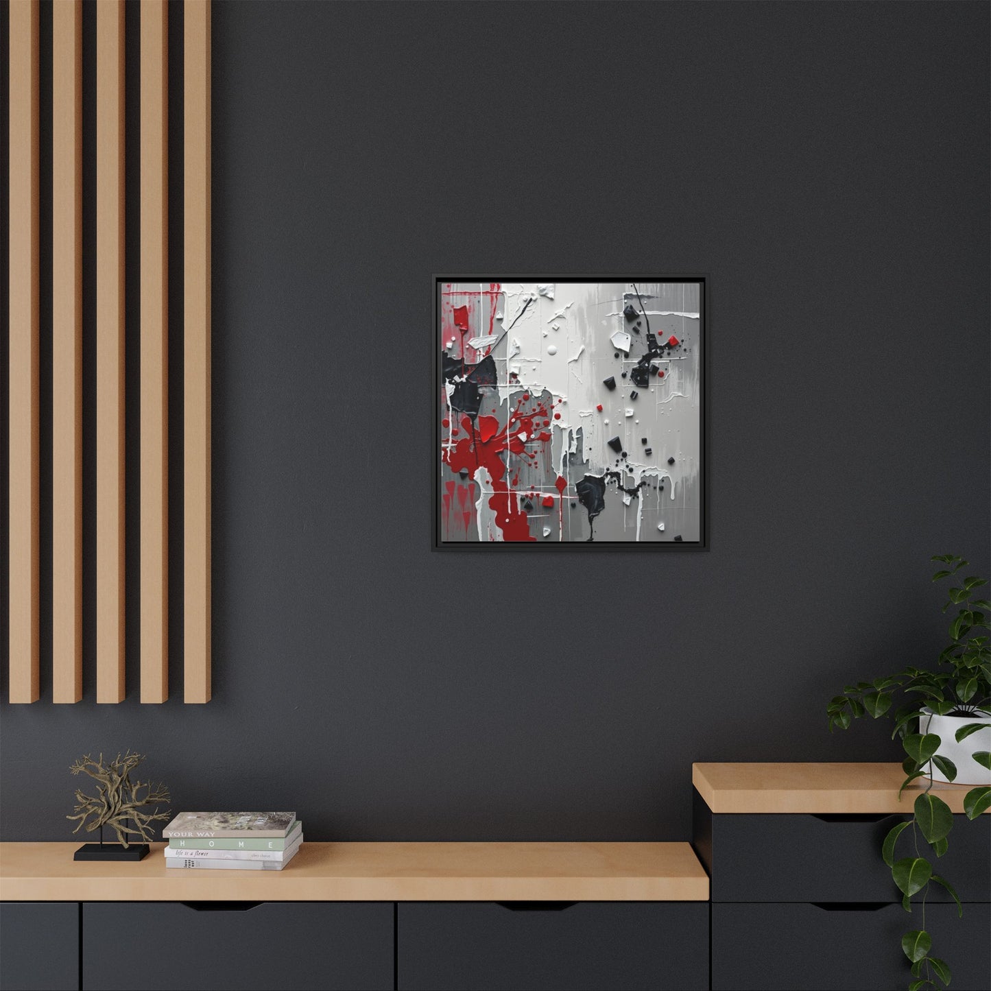 Matte Canvas, Framed (Multi-color)