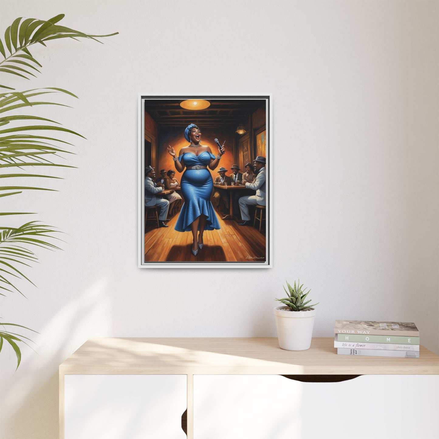 Matte Canvas, Framed (Multi-color)