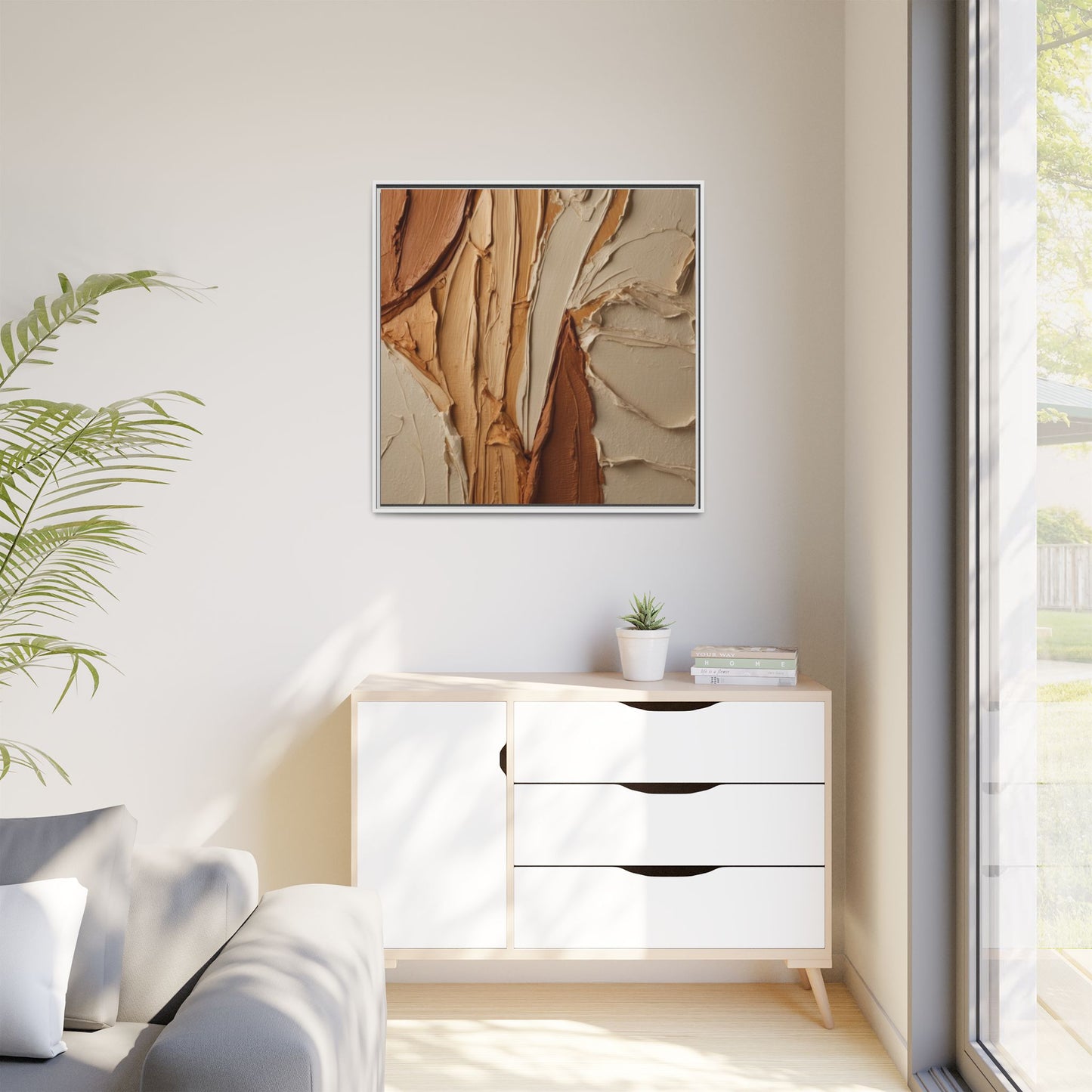 Matte Canvas, Framed (Multi-color)