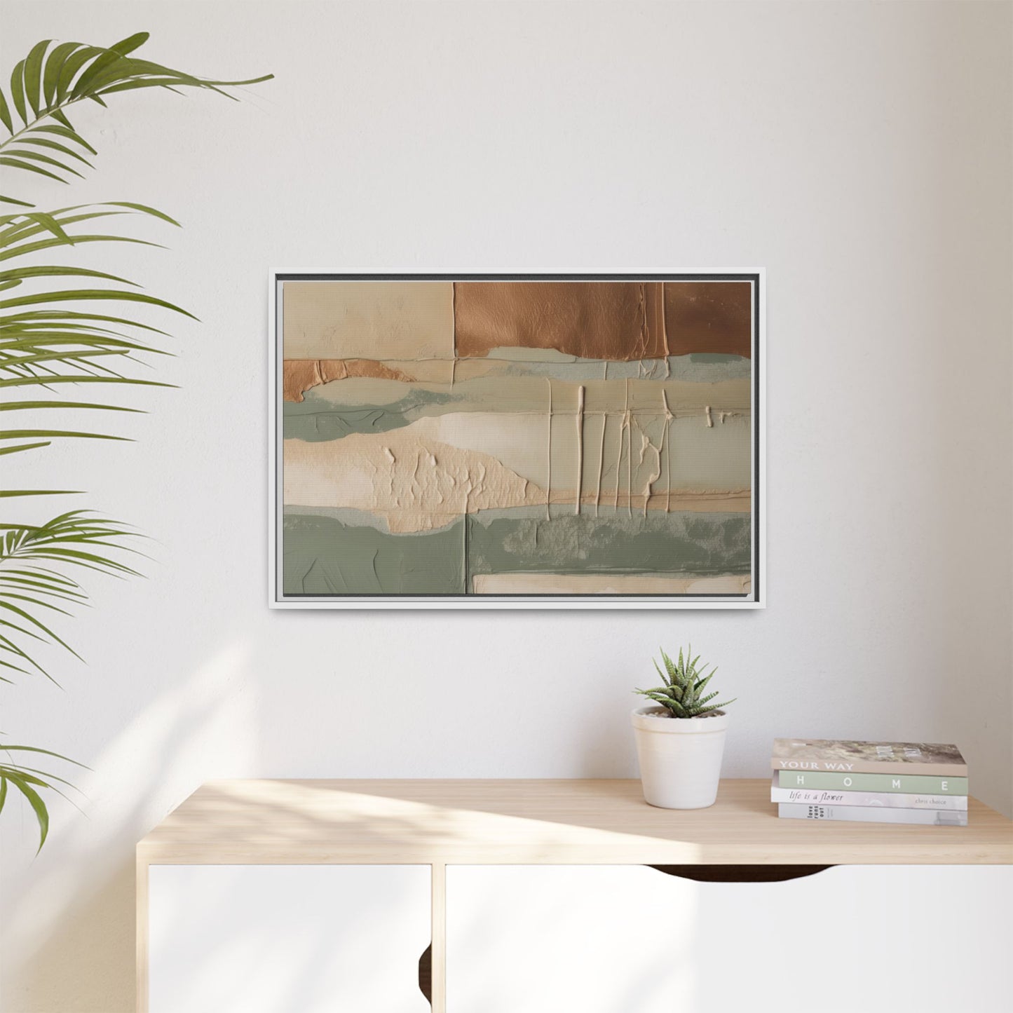Matte Canvas, Framed (Multi-color)