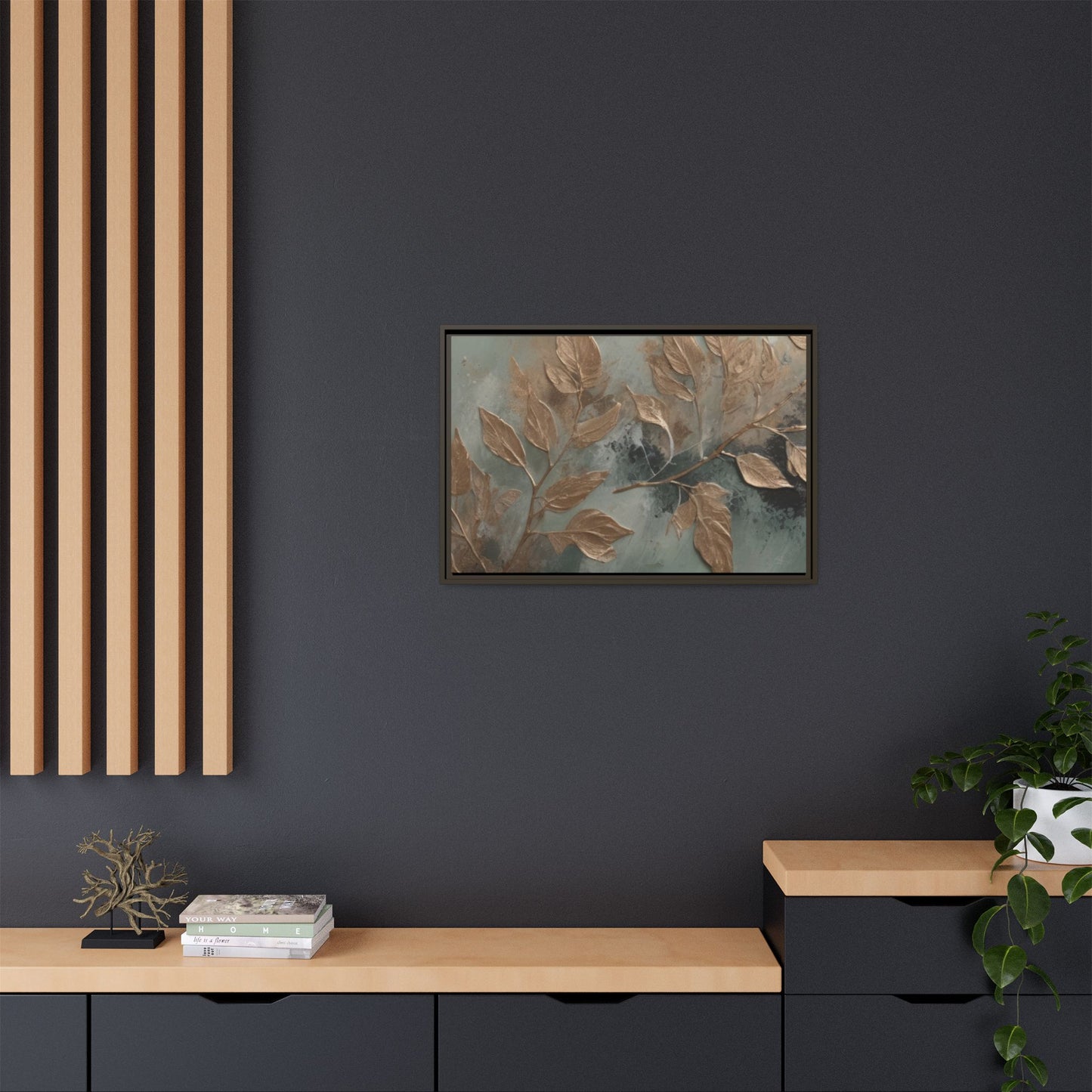 Matte Canvas, Framed (Multi-color)
